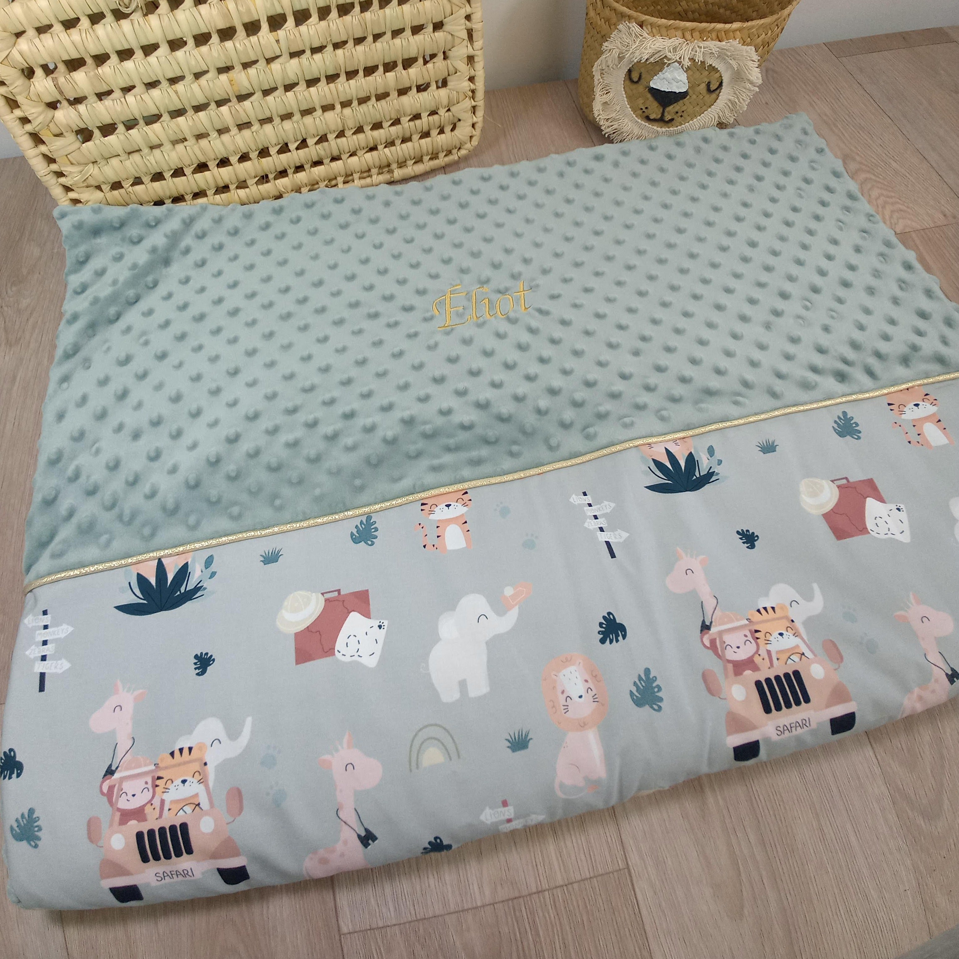 Couverture bébé personnalisable