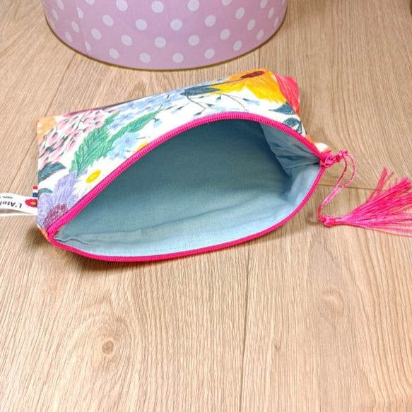 Tote bag grand modèle et sa pochette assorti - Florentine