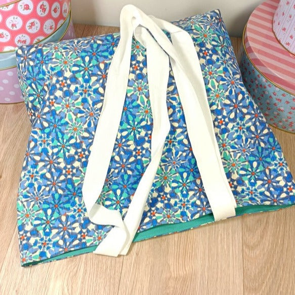 Tote bag cabas - Azulejos bleu
