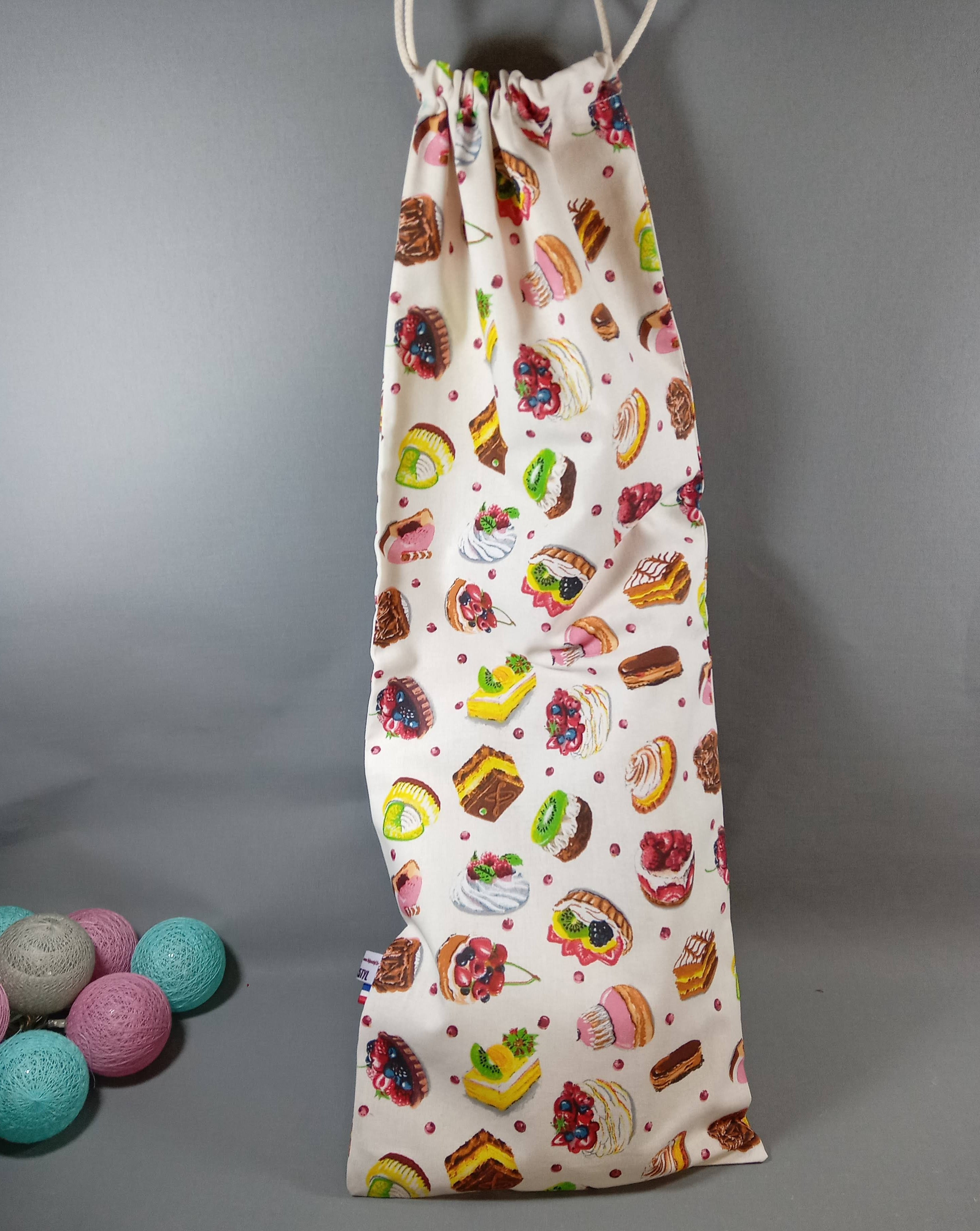 Sac à baguette lavable - Pâtisserie