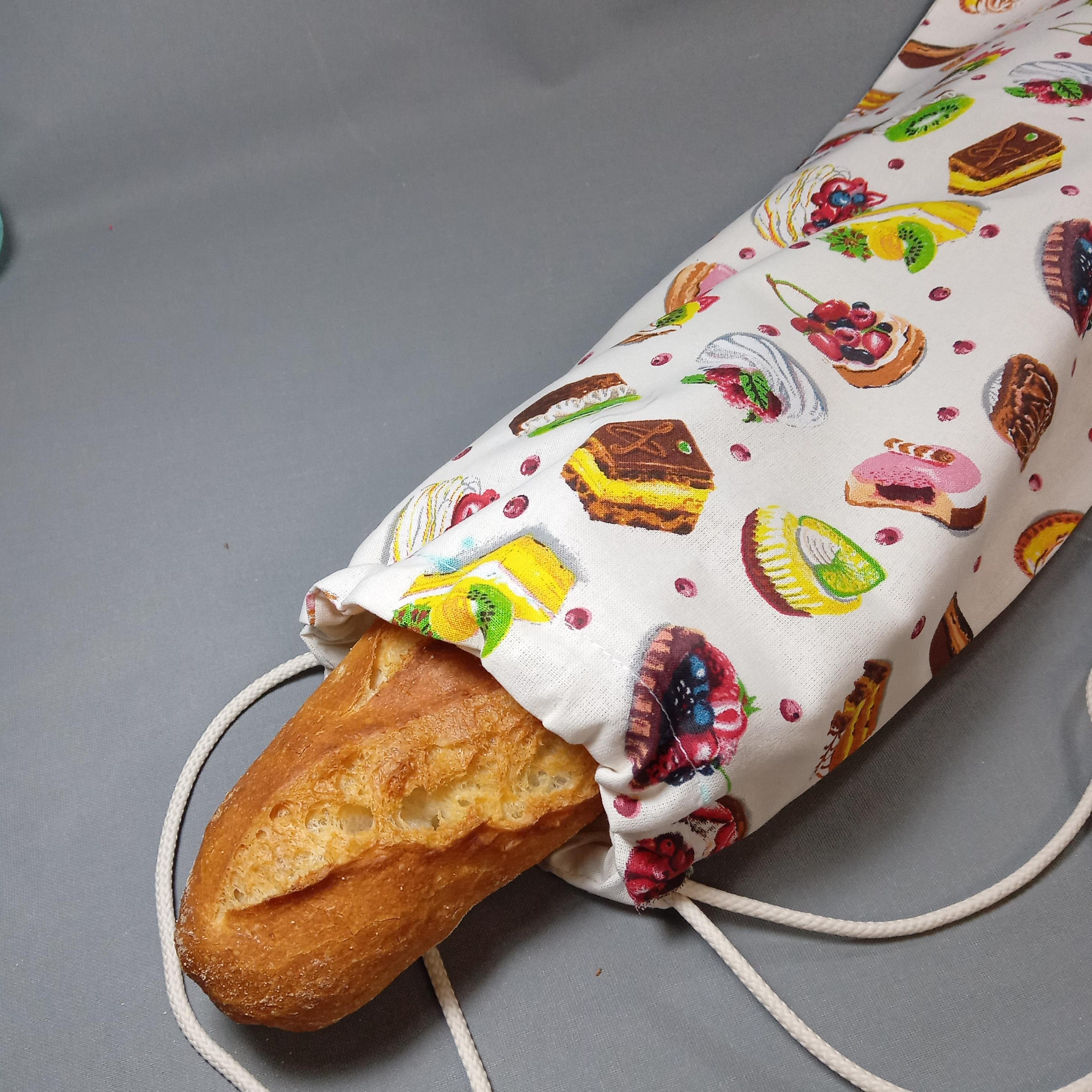 Sac à baguette lavable - Pâtisserie