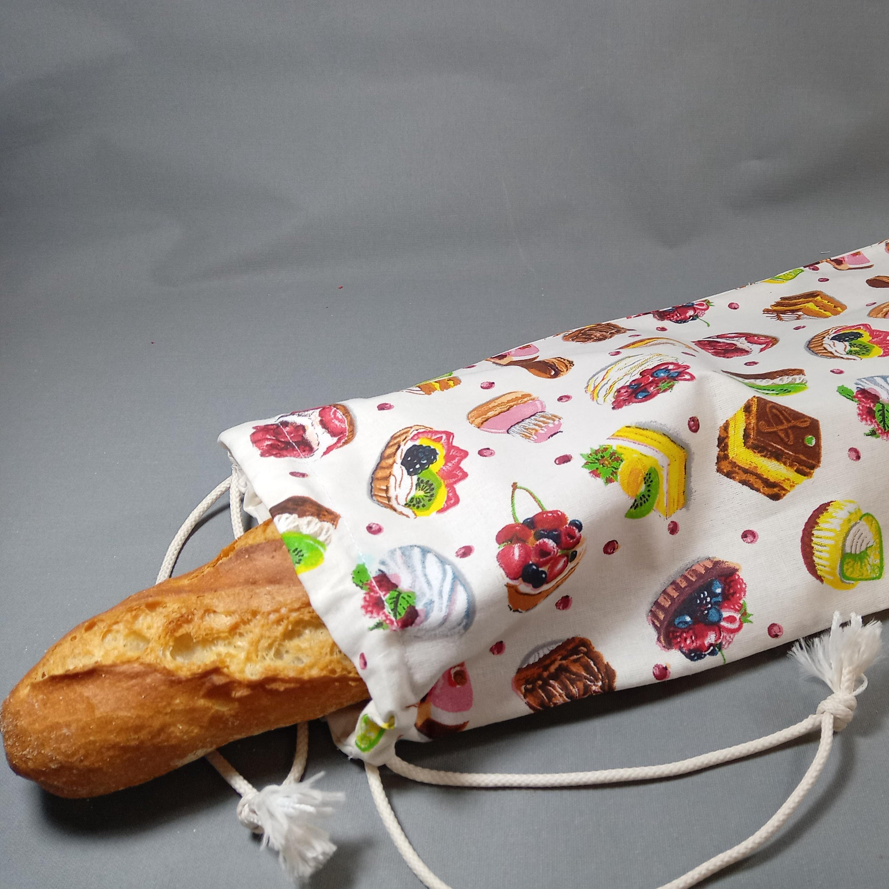 Sac à baguette lavable - Pâtisserie