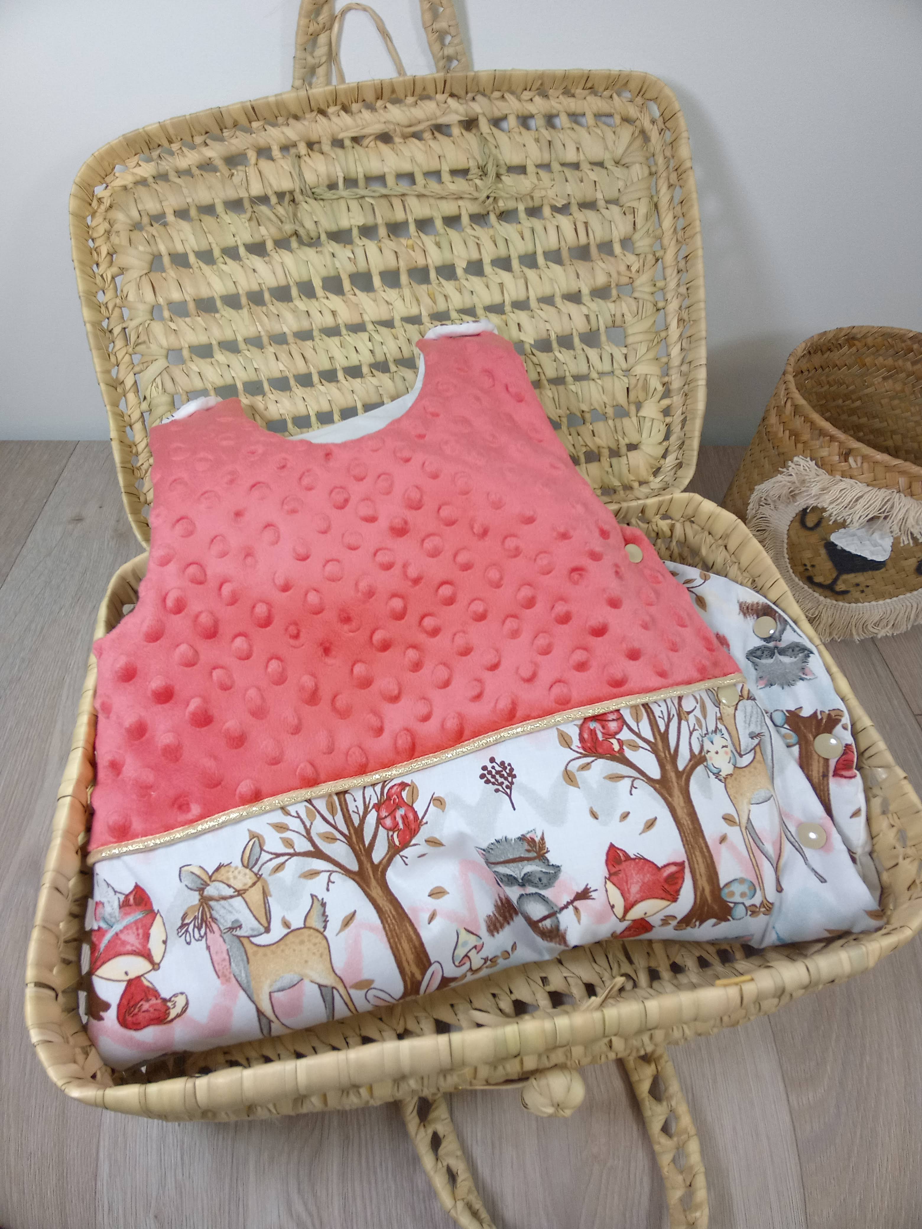 Gigoteuse bébé hiver les animaux de la forêt - 0 à 3 mois