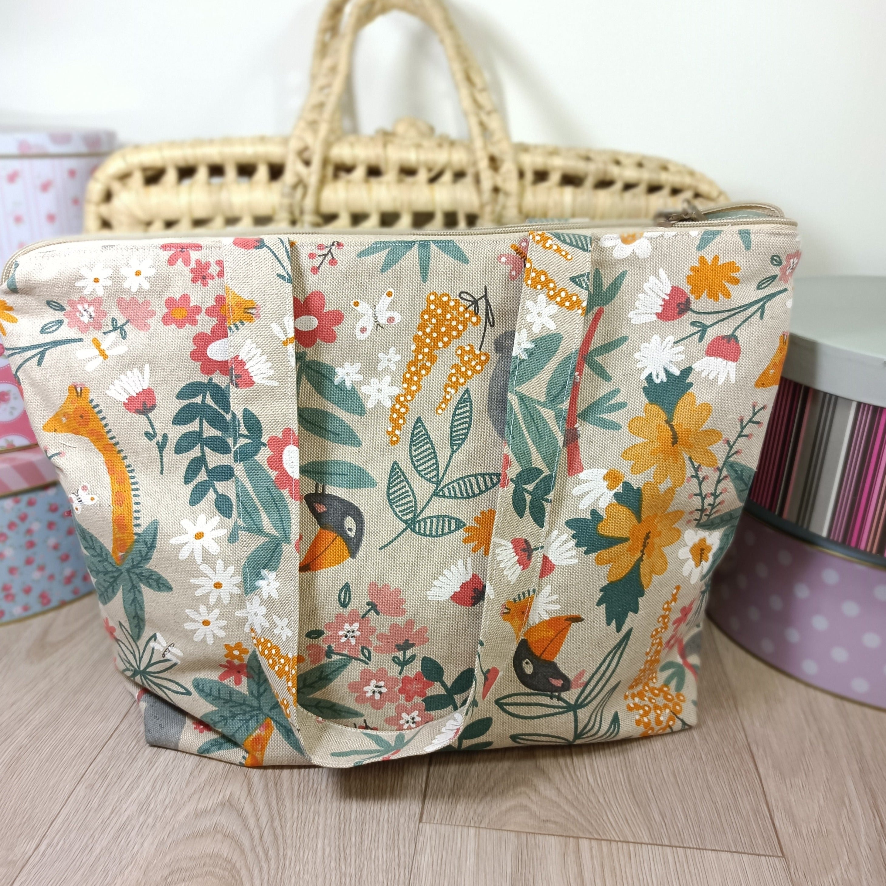 Sac cabas et pochette assortis - EXOTIC