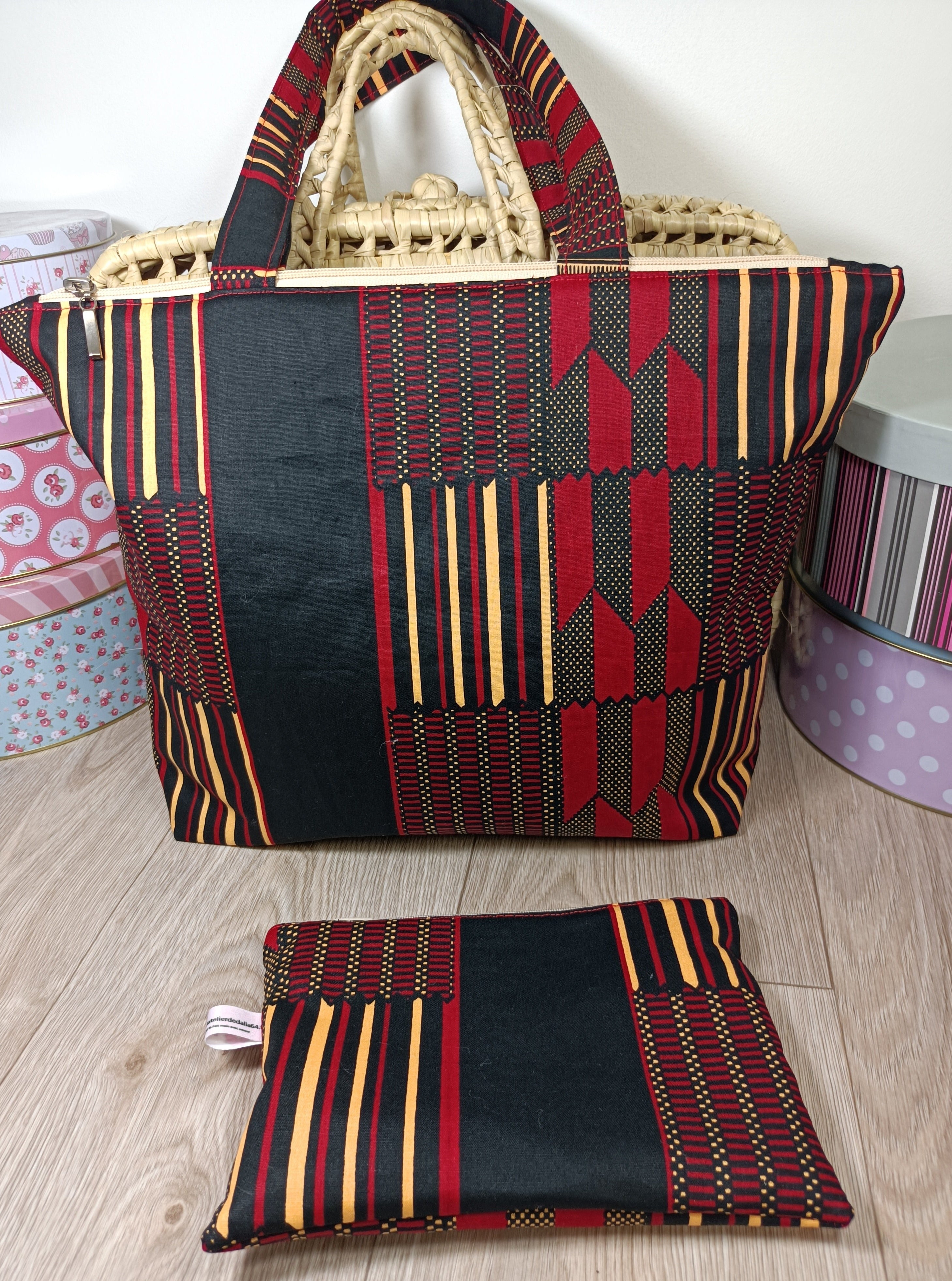 Sac cabas et pochette assortis - WAX