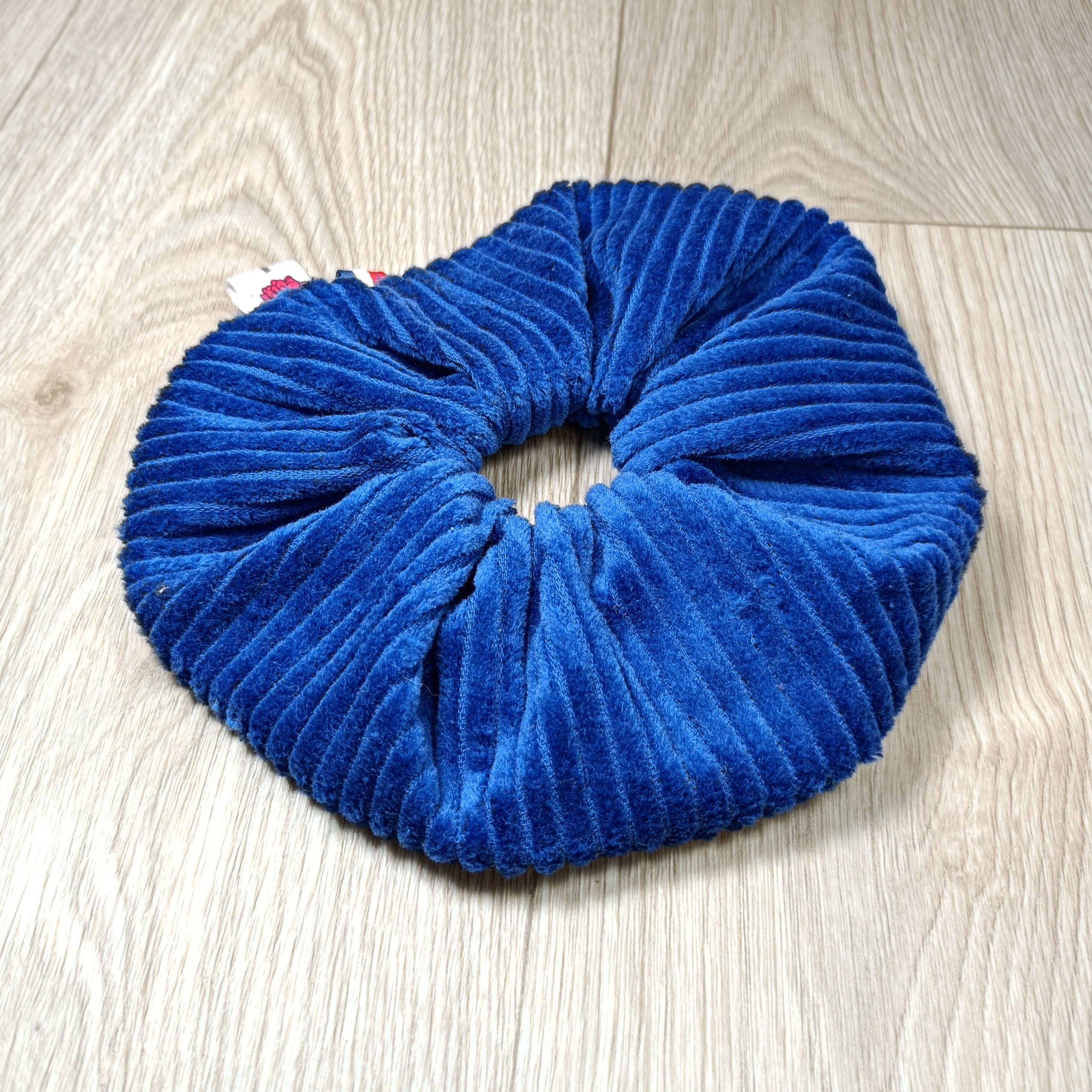 Chouchou scrunchy cheveux en velours coton divers coloris
