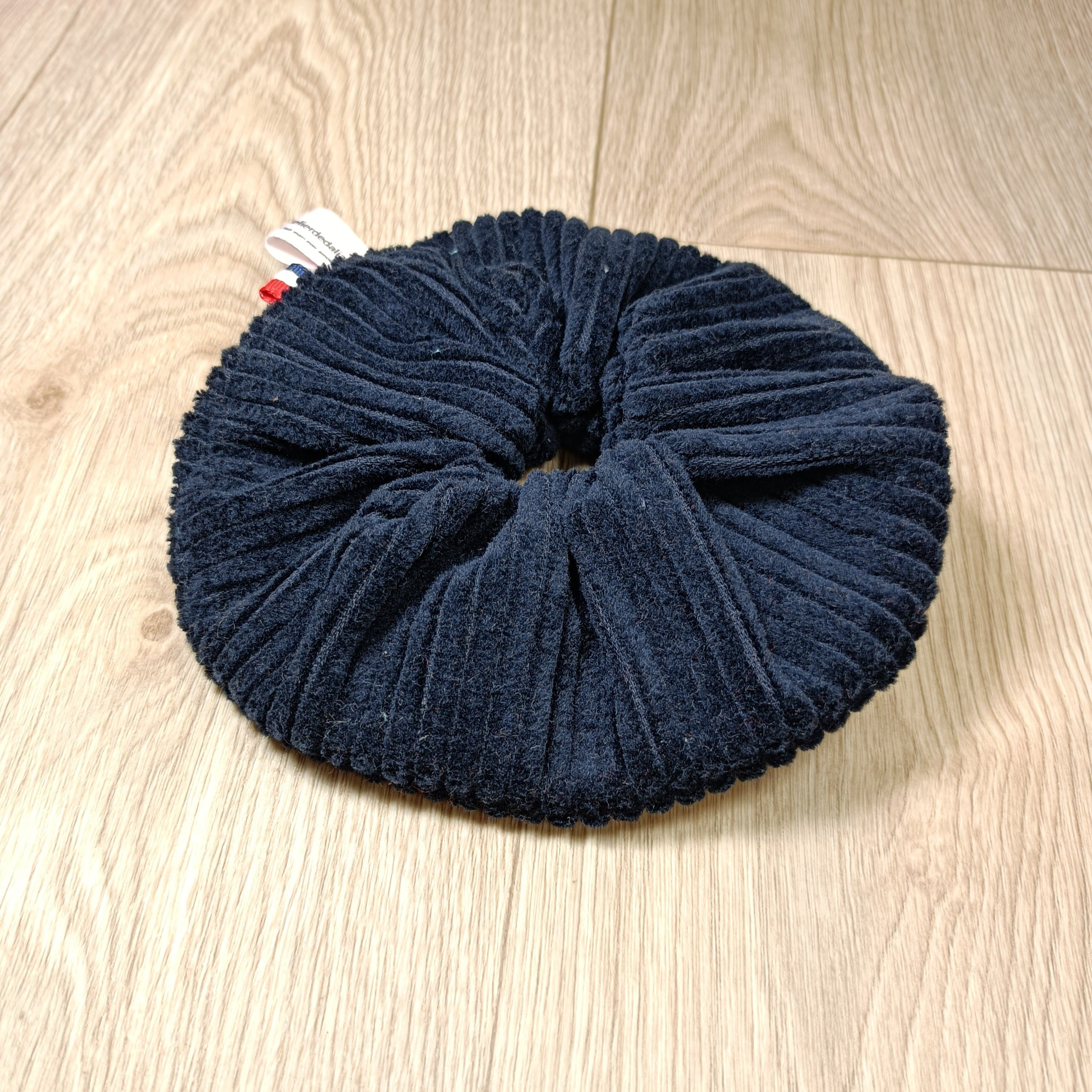 Chouchou scrunchy cheveux en velours coton divers coloris