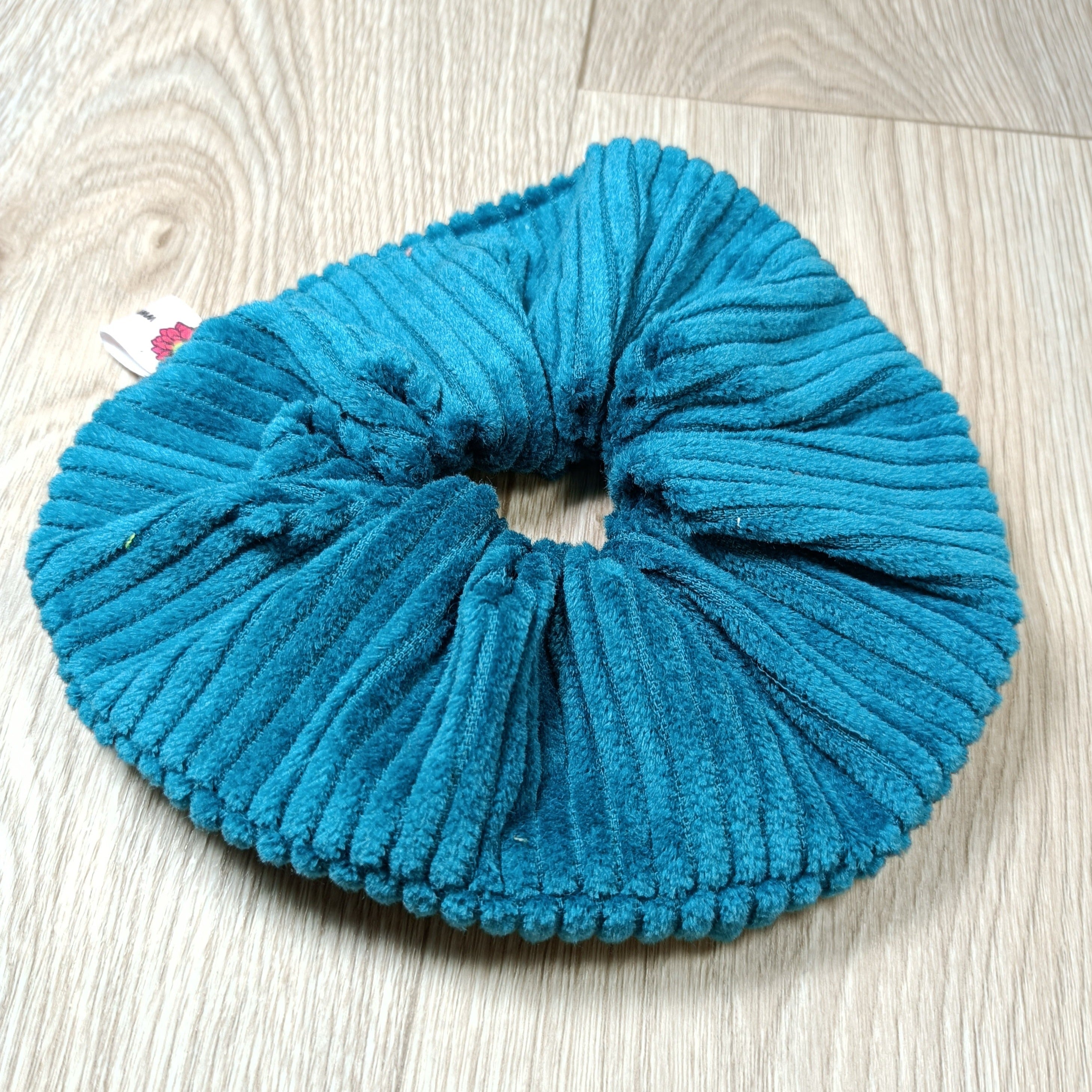 Chouchou scrunchy cheveux en velours coton divers coloris