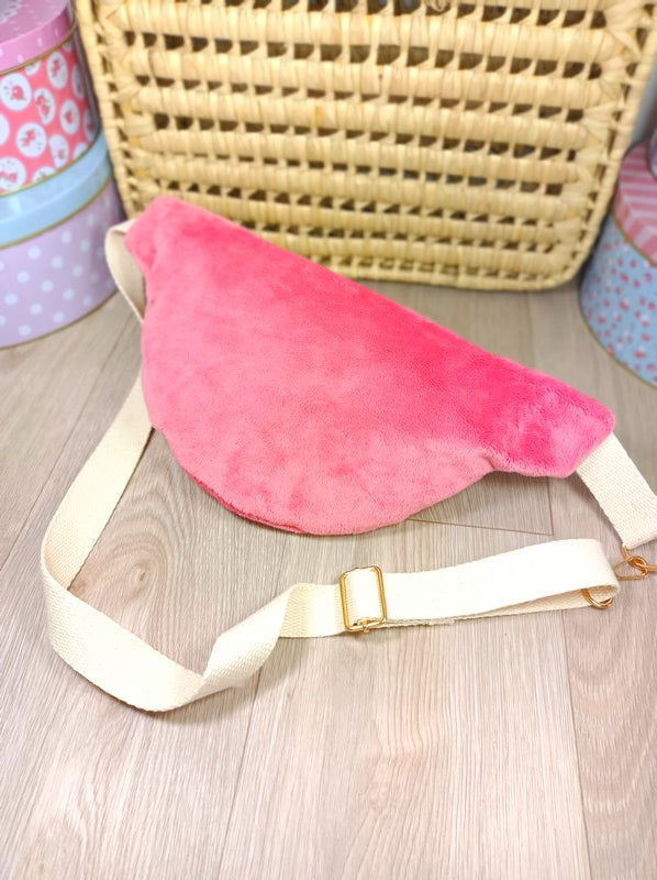 Sac banane - Collection Banana - couleur rose fraise