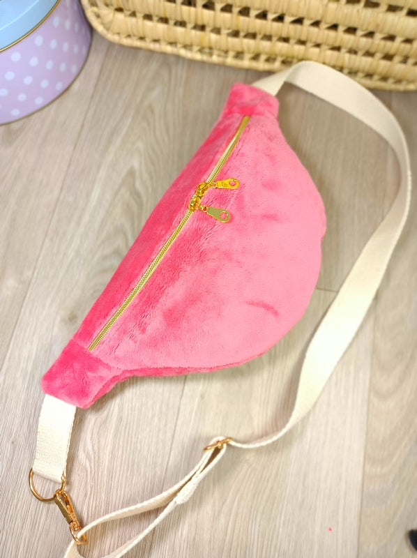 Sac banane - Collection Banana - couleur rose fraise
