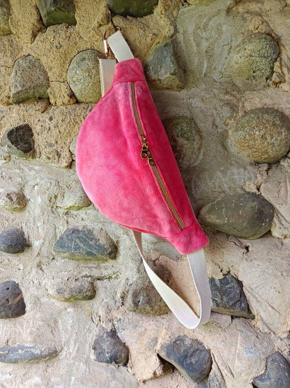 Sac banane - Collection Banana - couleur rose fraise