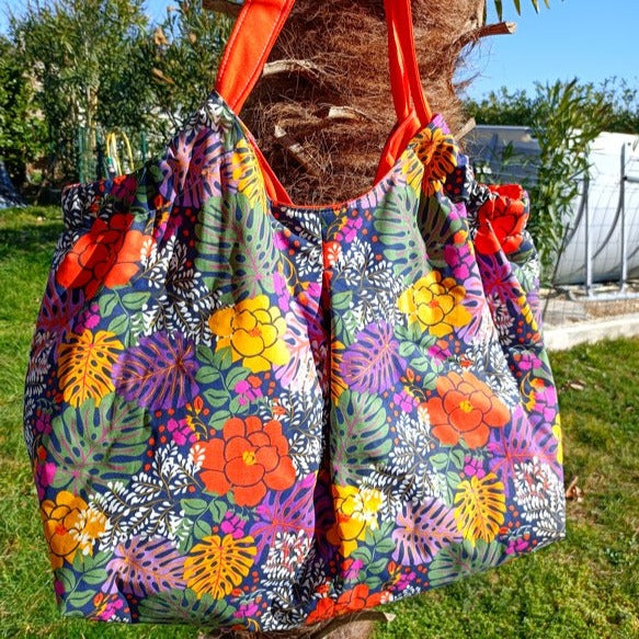 Sac grand cabas panier - Floriane