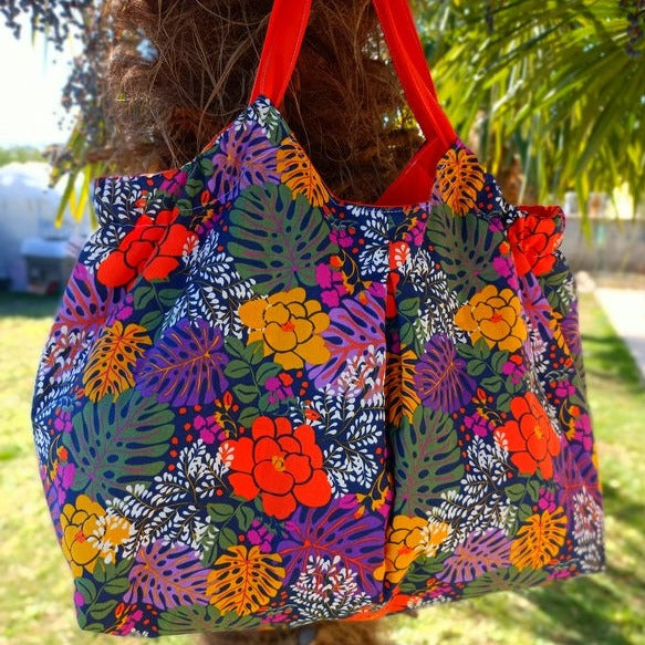 Sac grand cabas panier - Floriane
