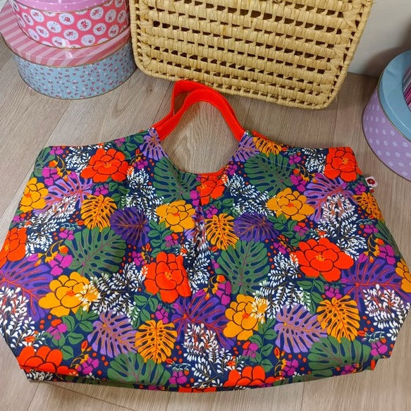 Sac grand cabas panier - Floriane