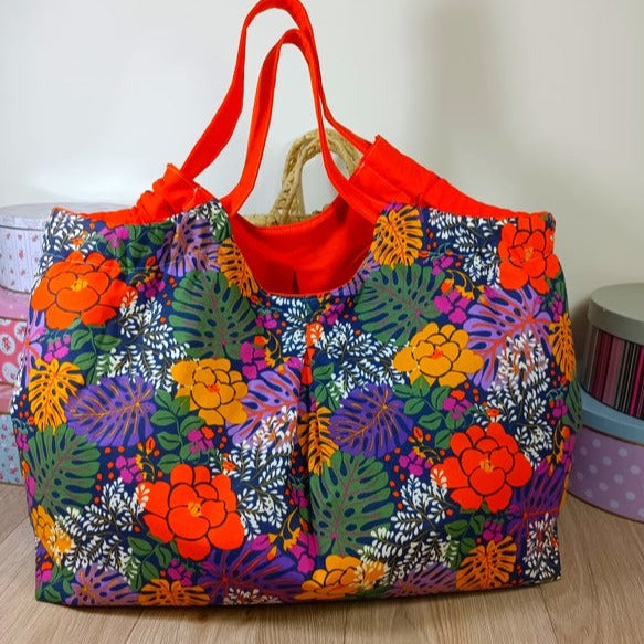 Sac grand cabas panier - Floriane