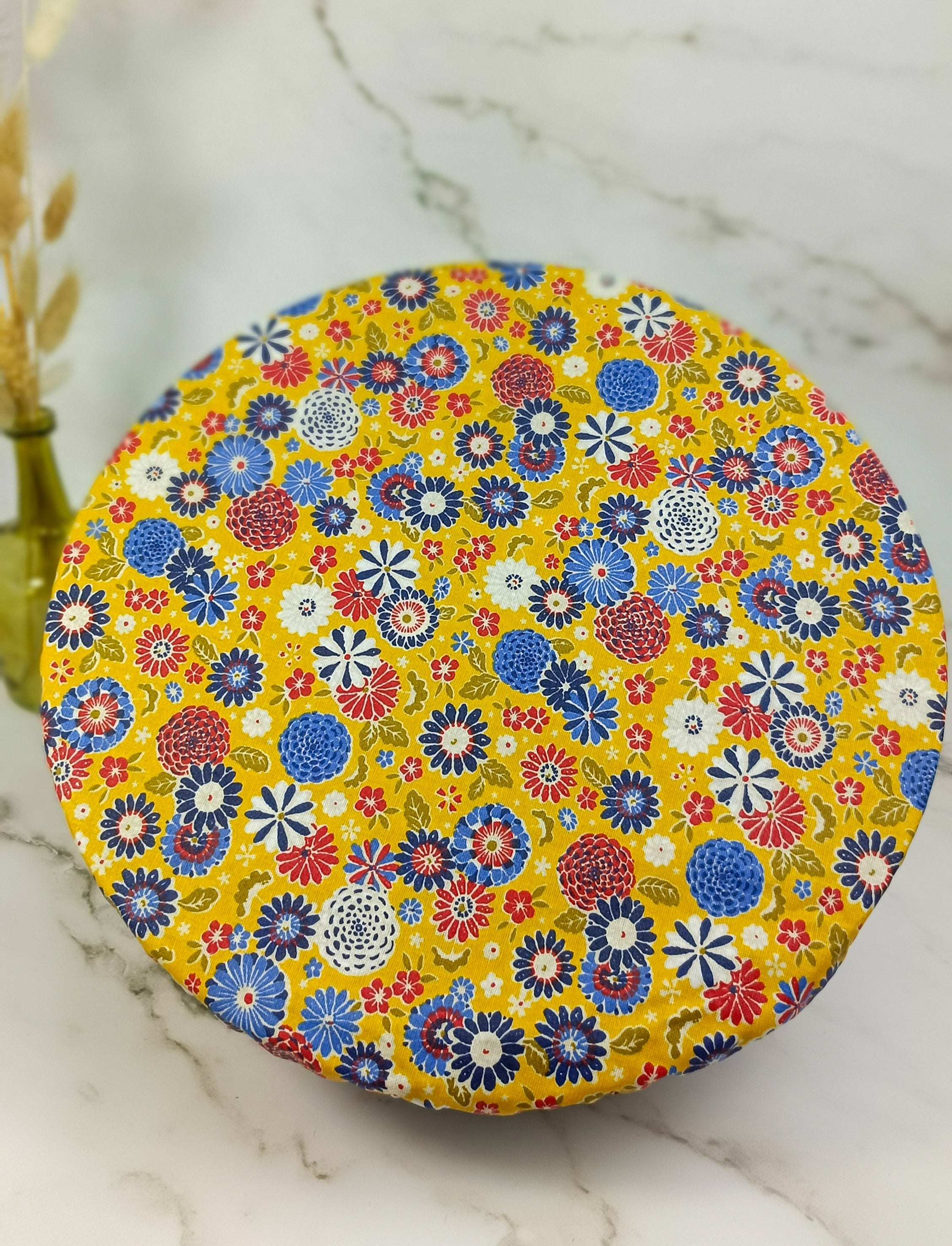 Couvre bol plat misaki jaune taille L 