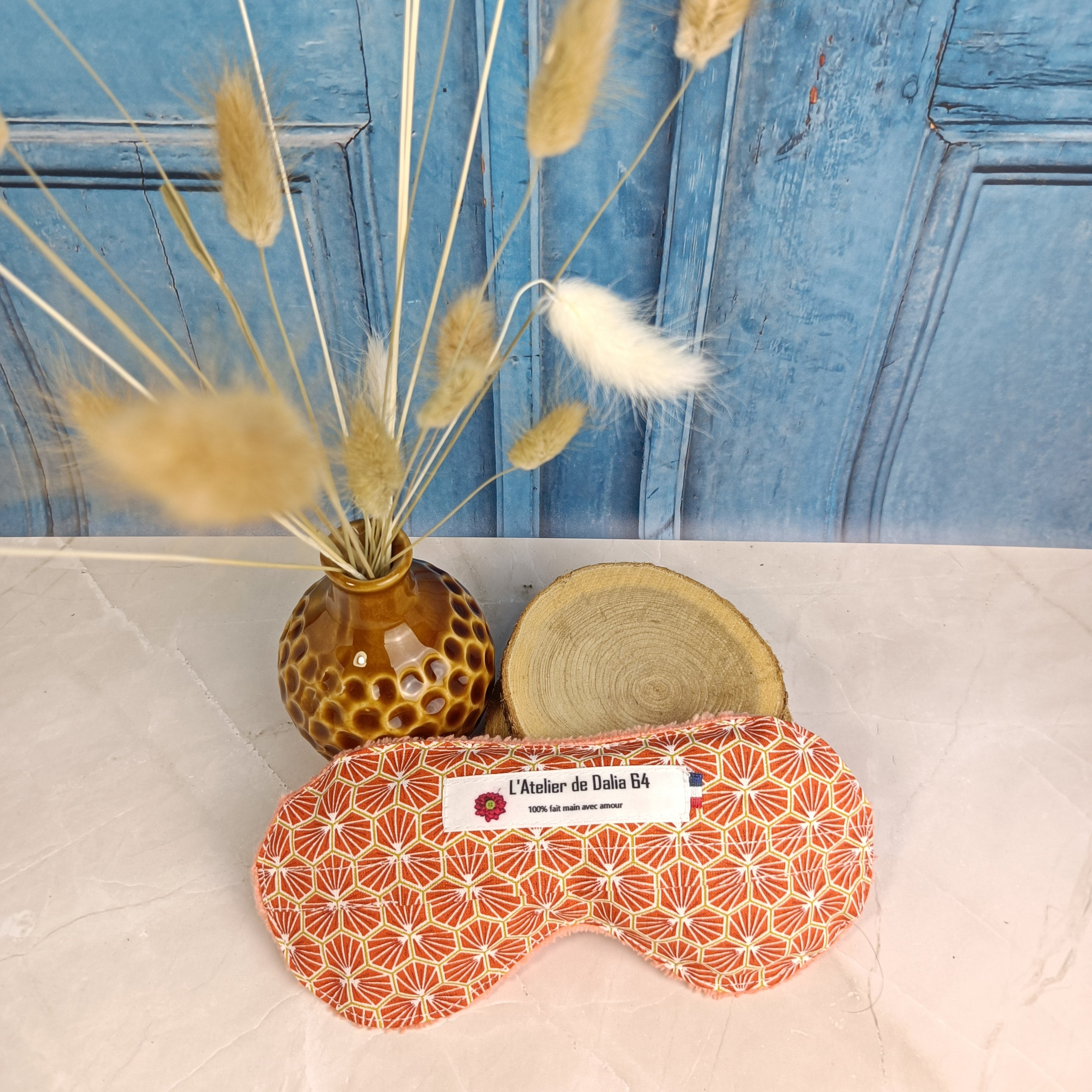 Masques relaxant pour les yeux déhoussable - RIAD - orange