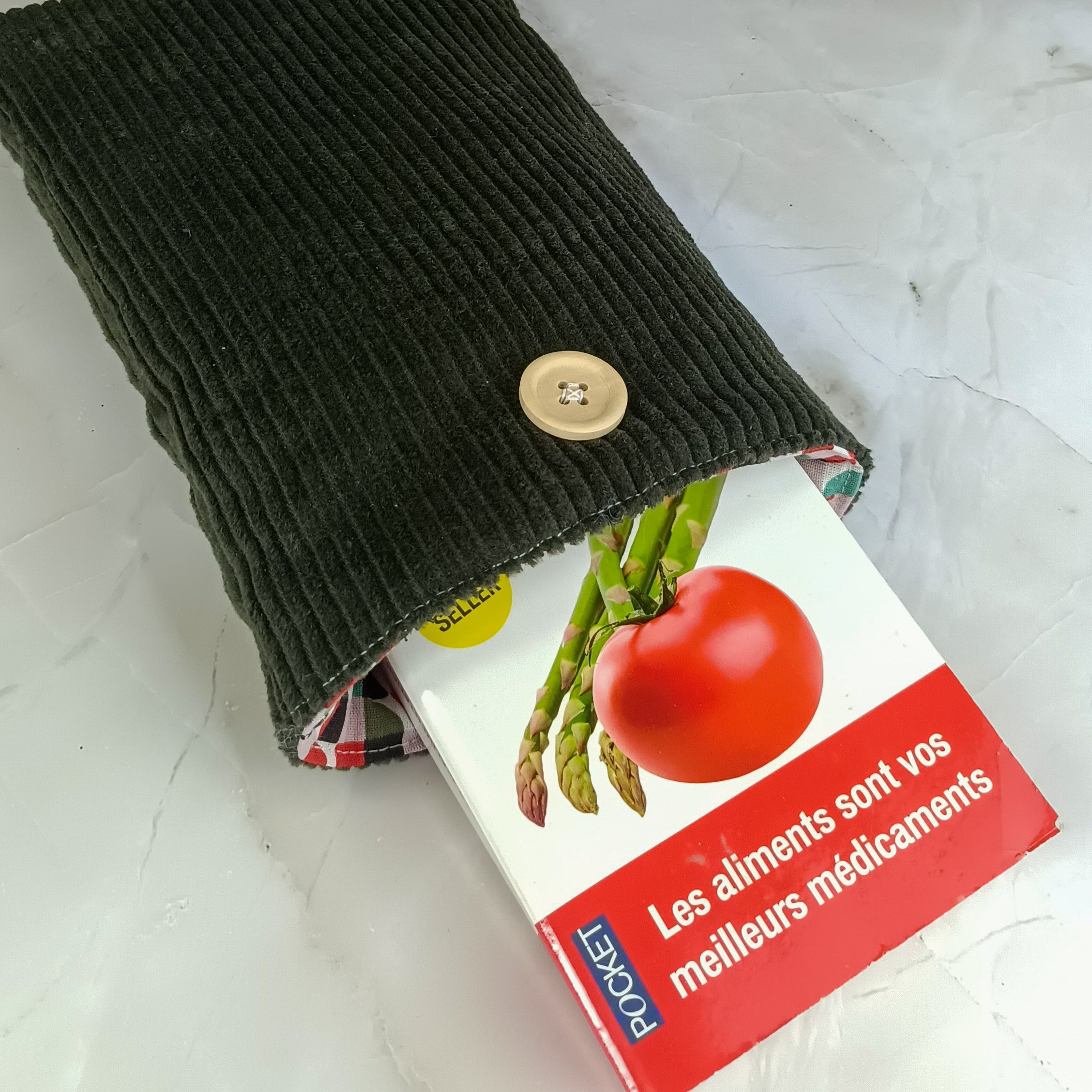 Pochettes à livres - Velours côtelé