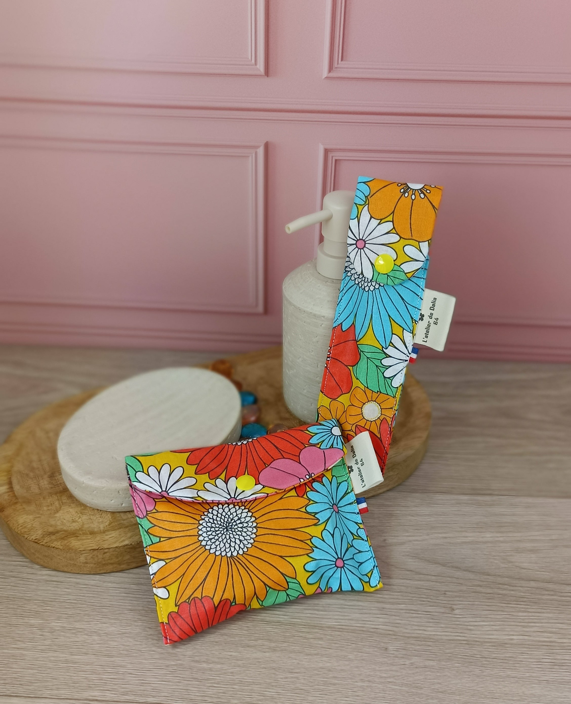 Étuis à brosses à dent et pochettes à savon lavables - Collection Ibiza