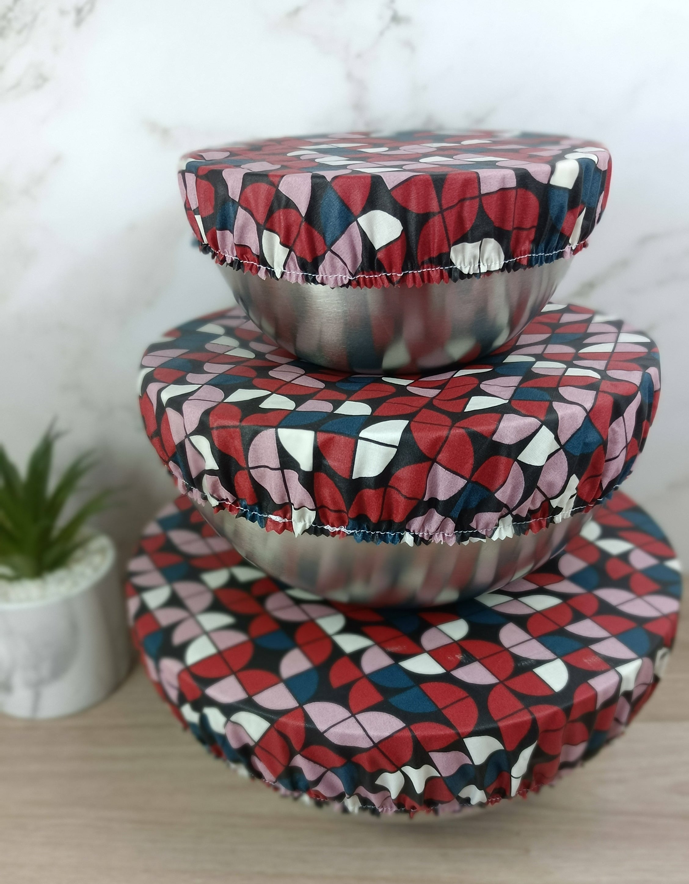 Couvres bols/plats lavables - Collection Twist