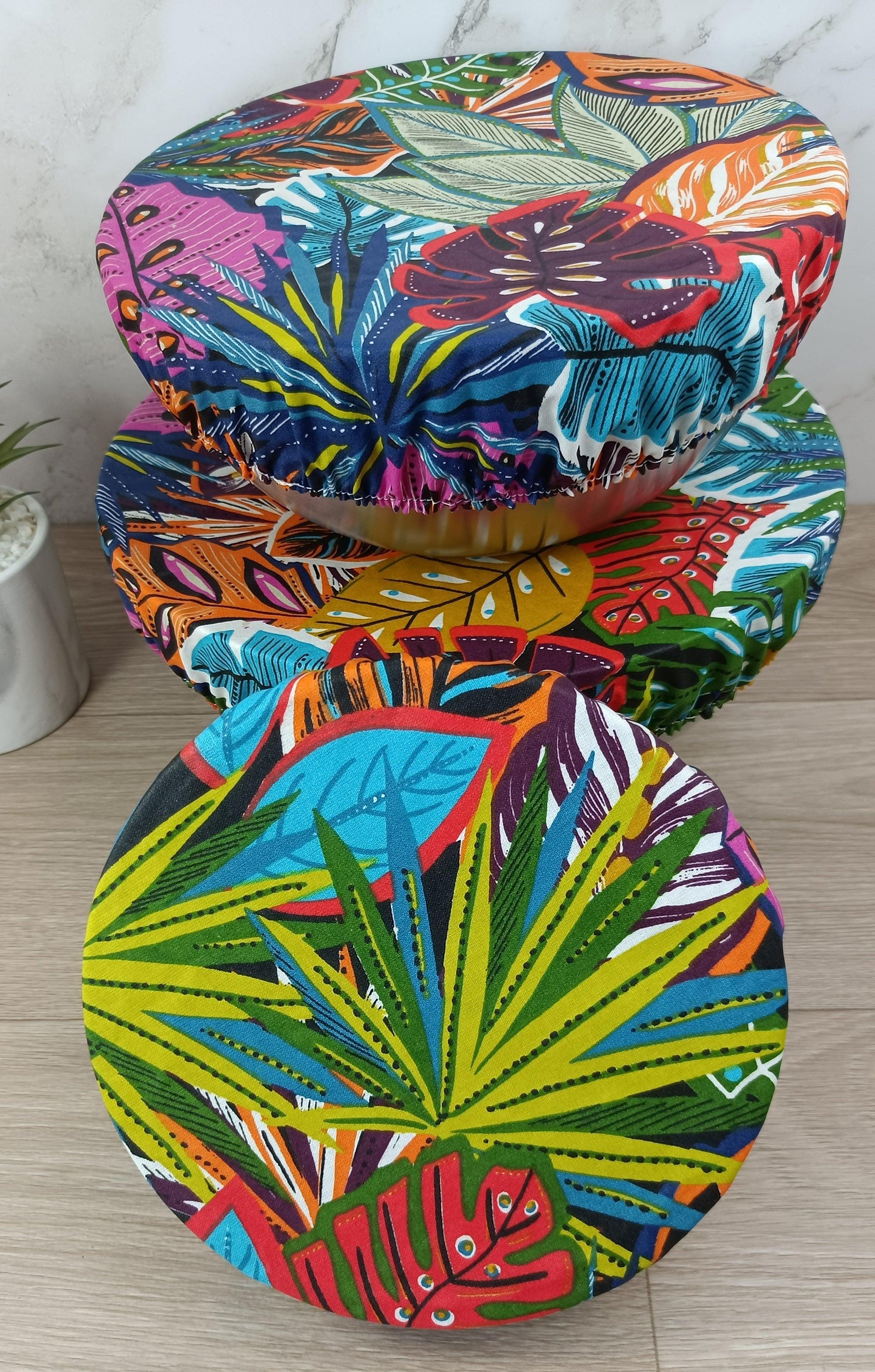 Couvres bols/plats lavables - Collection Lokoli