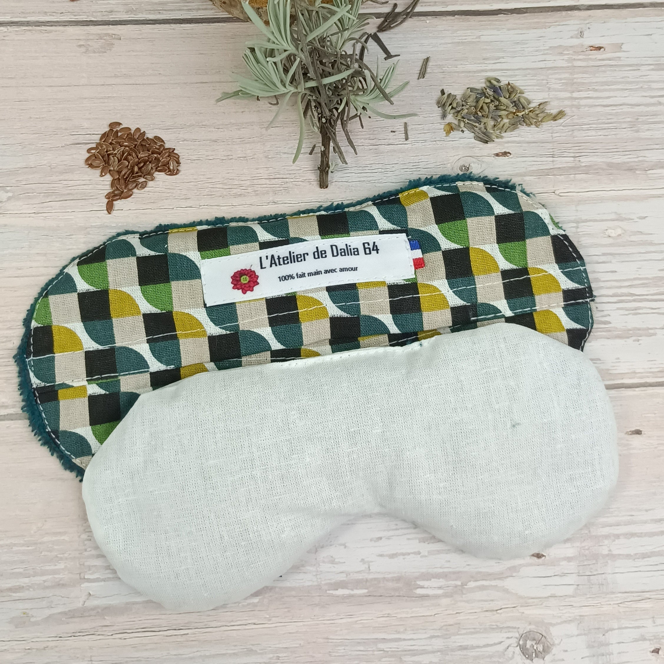 Masque relaxant pour les yeux jopplin vert 