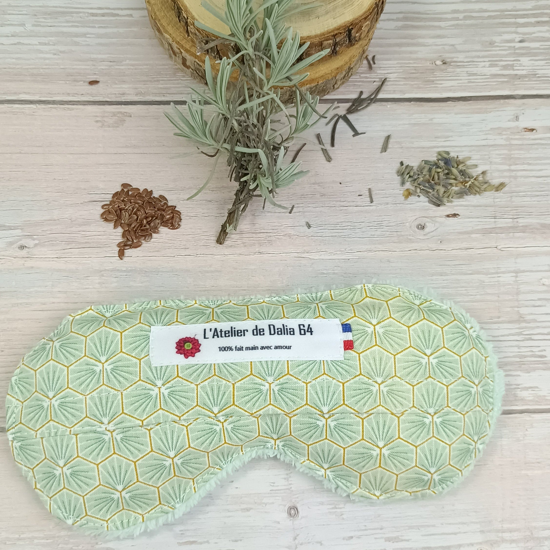 Masque relaxant pour les yeux riad vert clair 