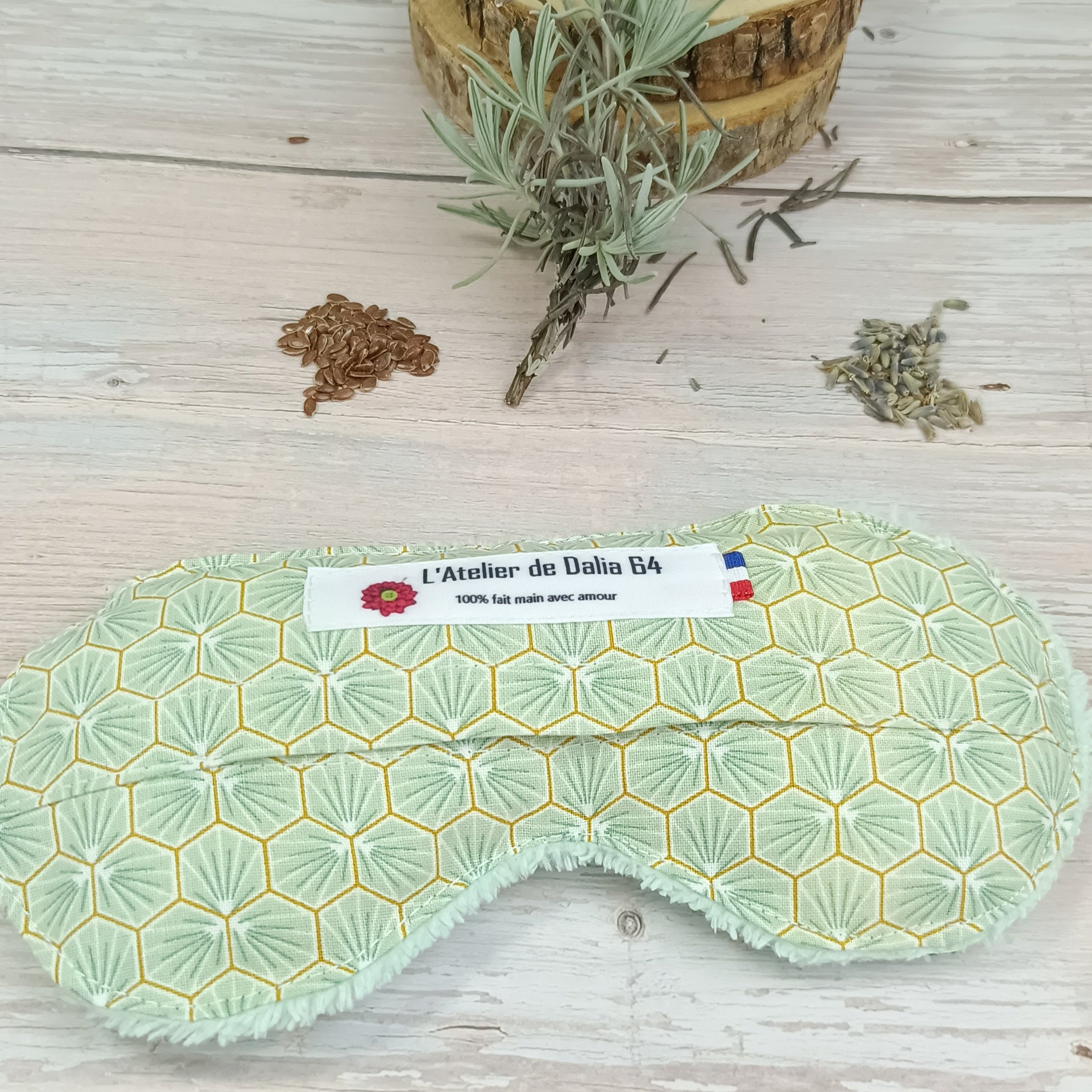 Masque relaxant pour les yeux riad vert clair 
