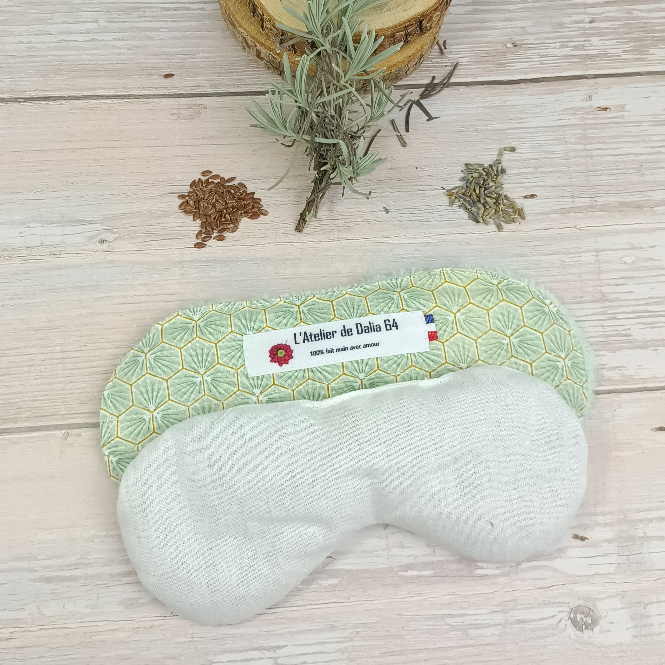 Masque relaxant pour les yeux riad vert clair 