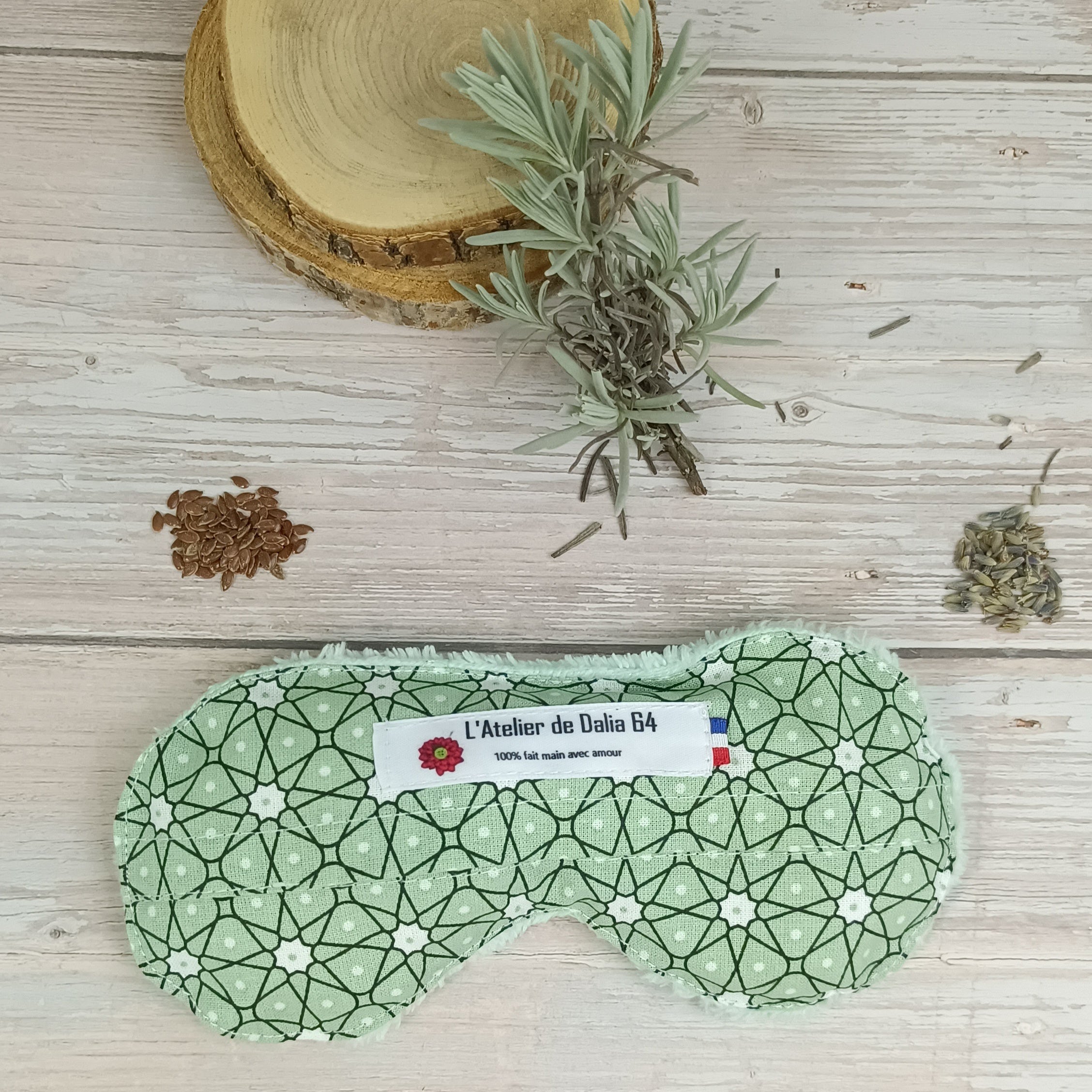 Masques relaxant pour les yeux céramik vert clair 