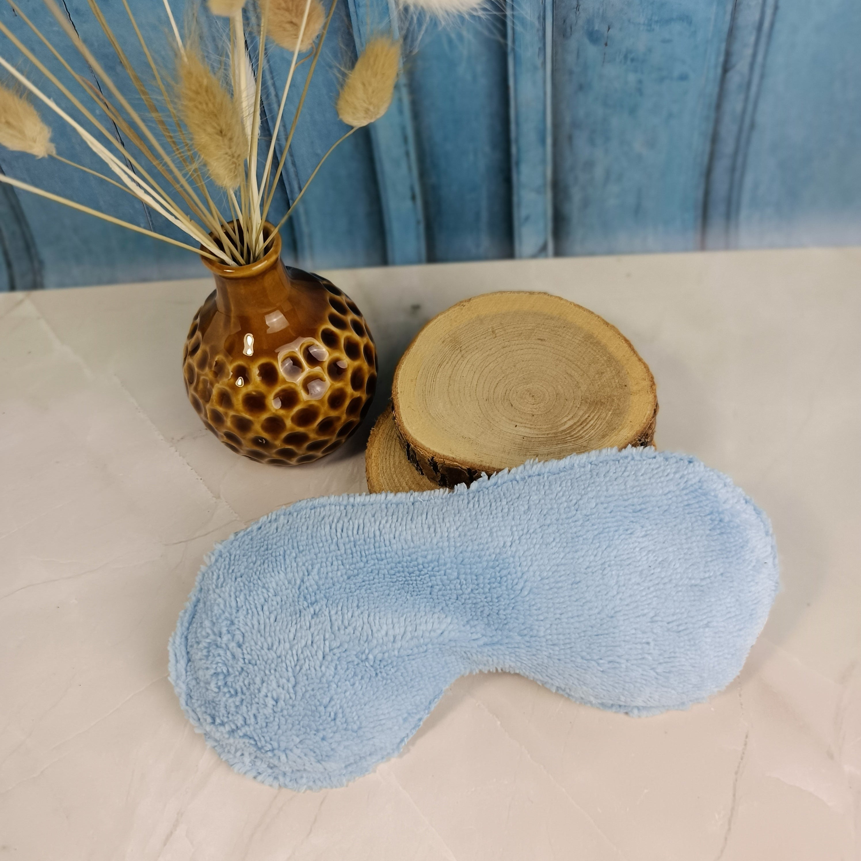 Masques relaxant pour les yeux kalmia bleu clai
