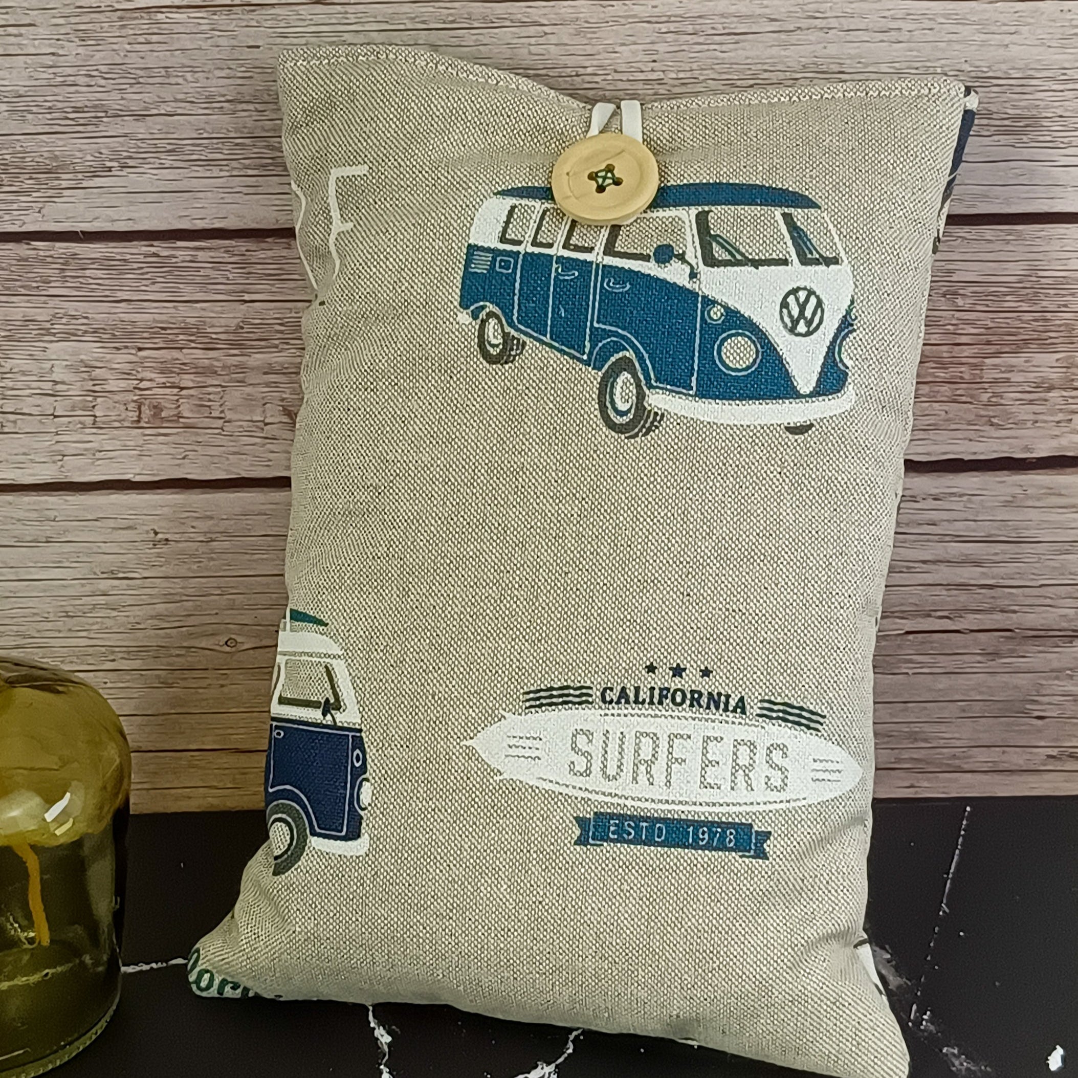 Pochette livre tissu Mini vans