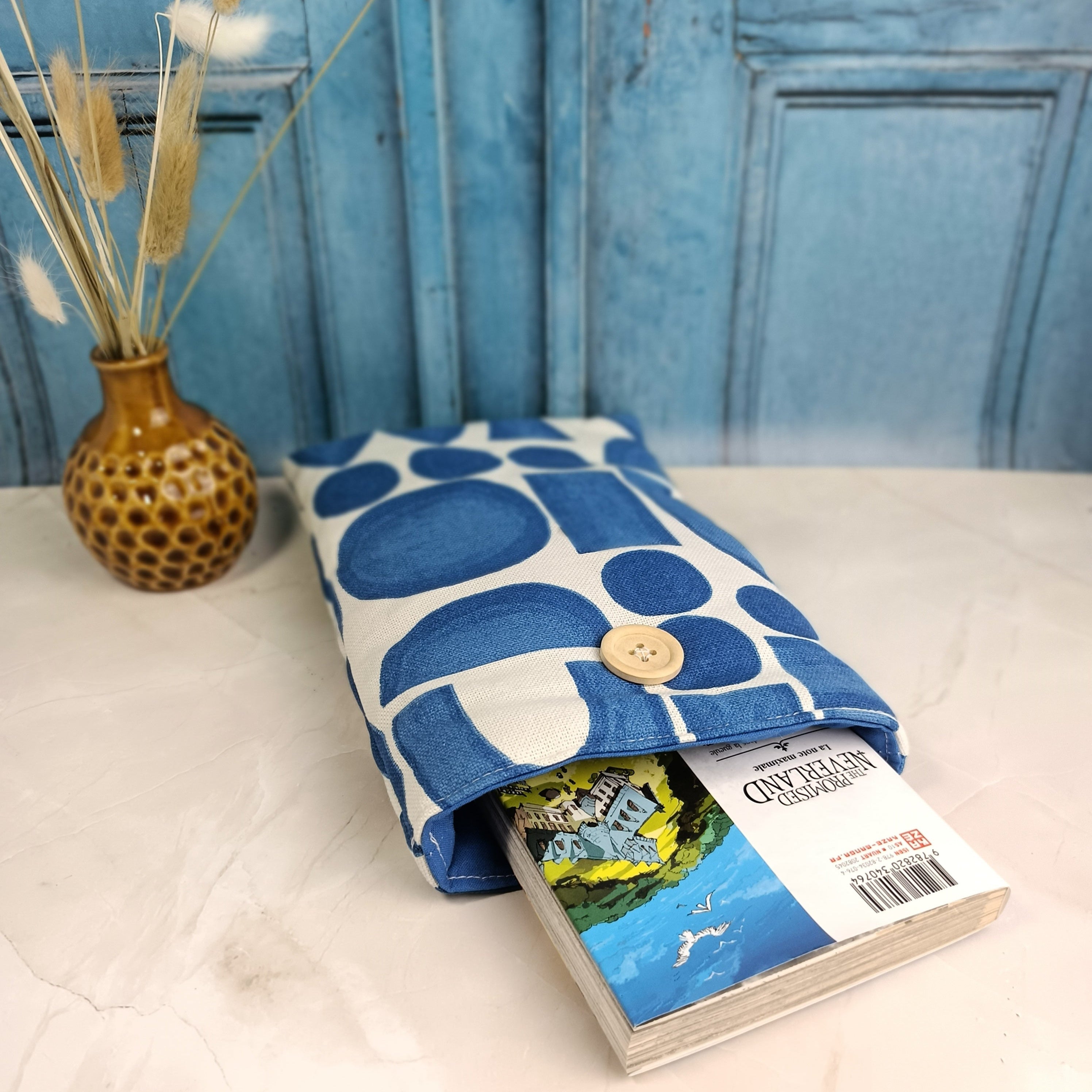 Pochette livre tissu Roxane