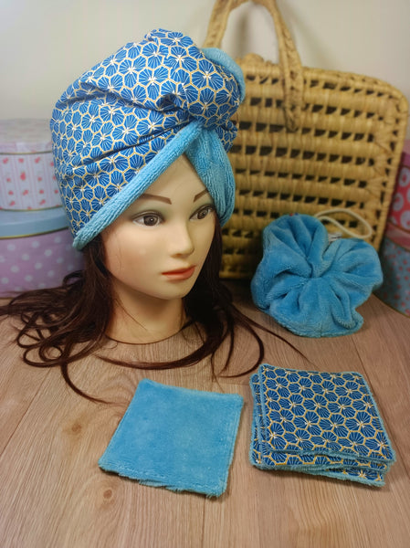 Serviette turban cheveux