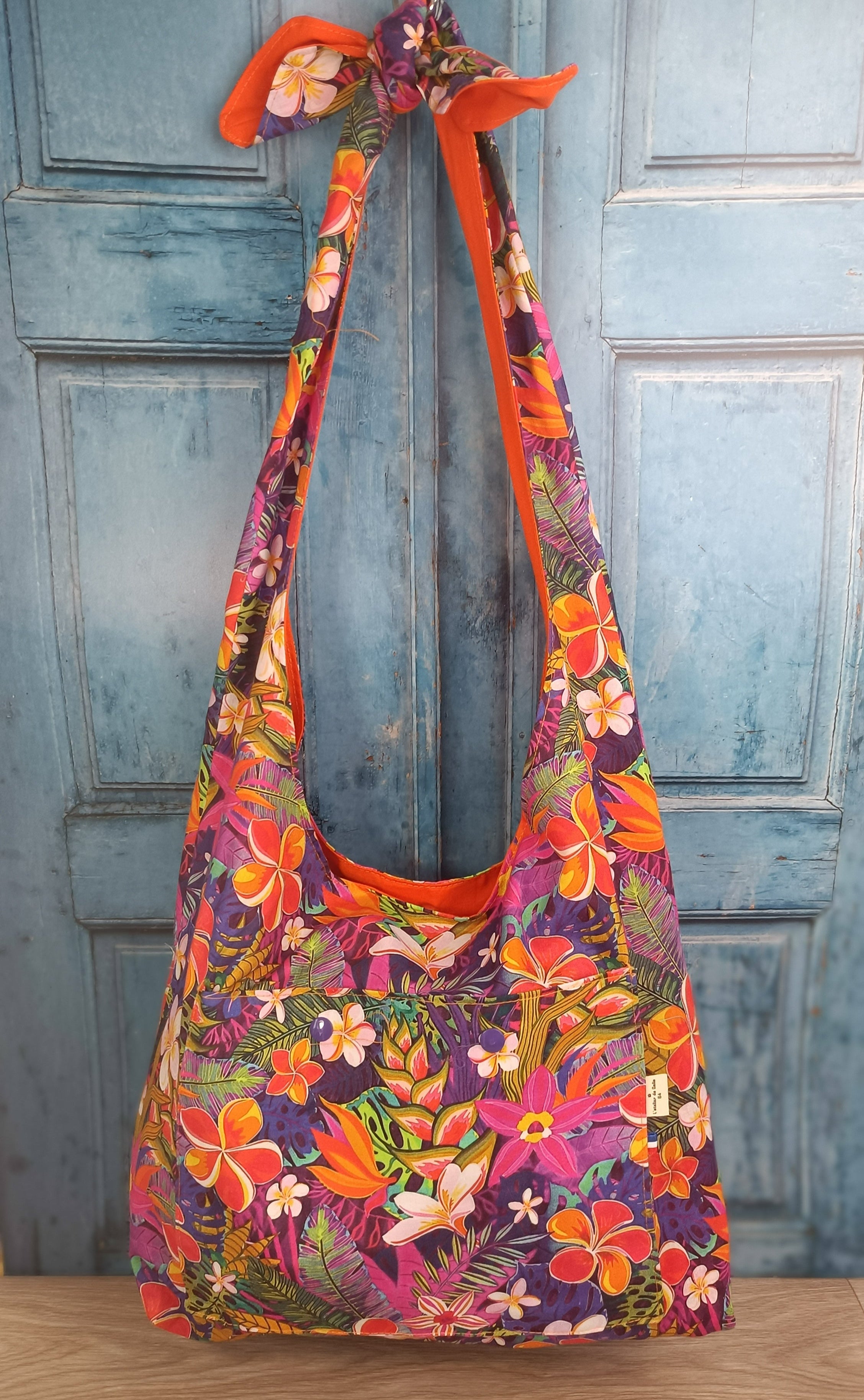 Sac boho tropicale 