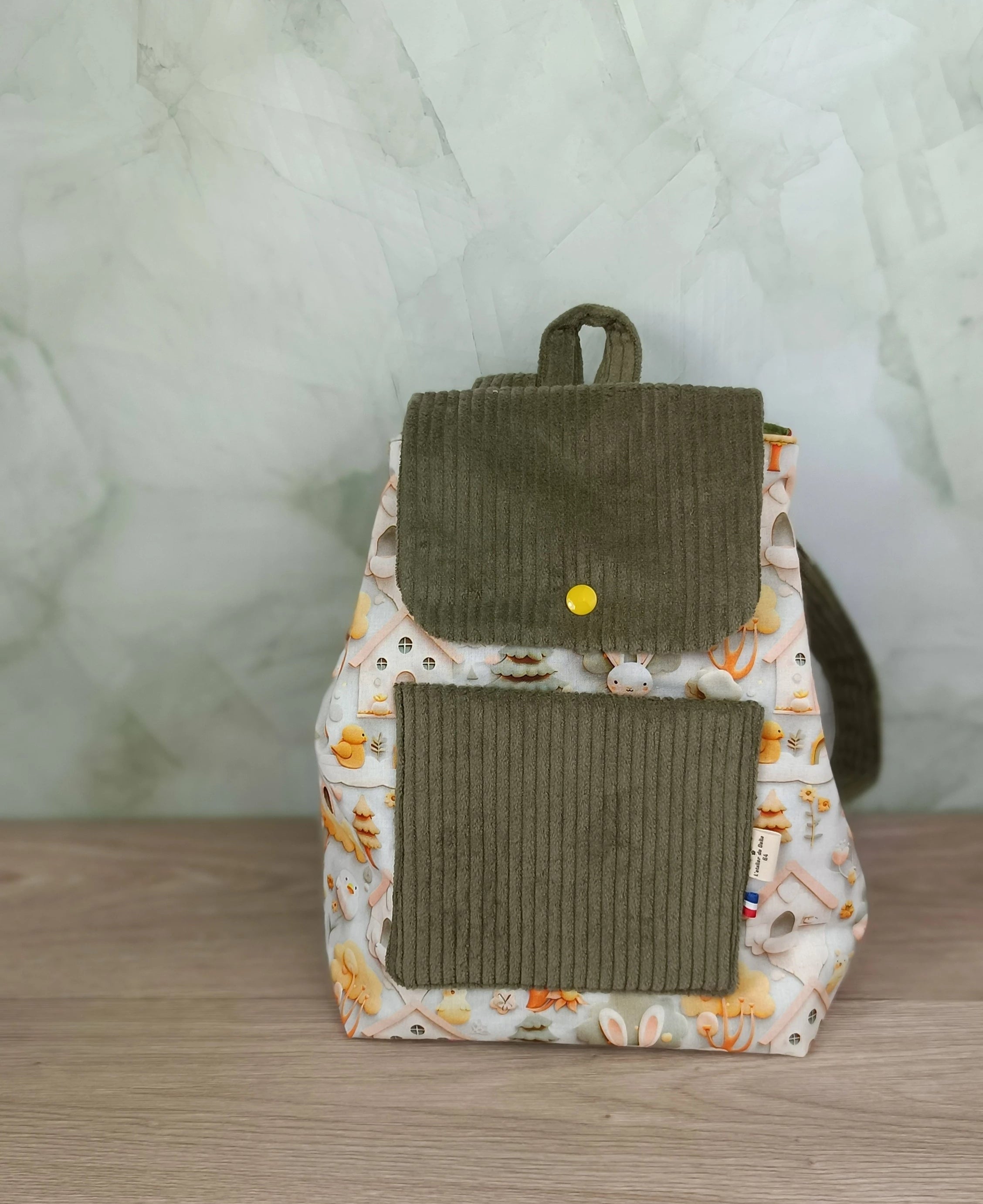 Sac à dos et serviette de cantine Arci garden