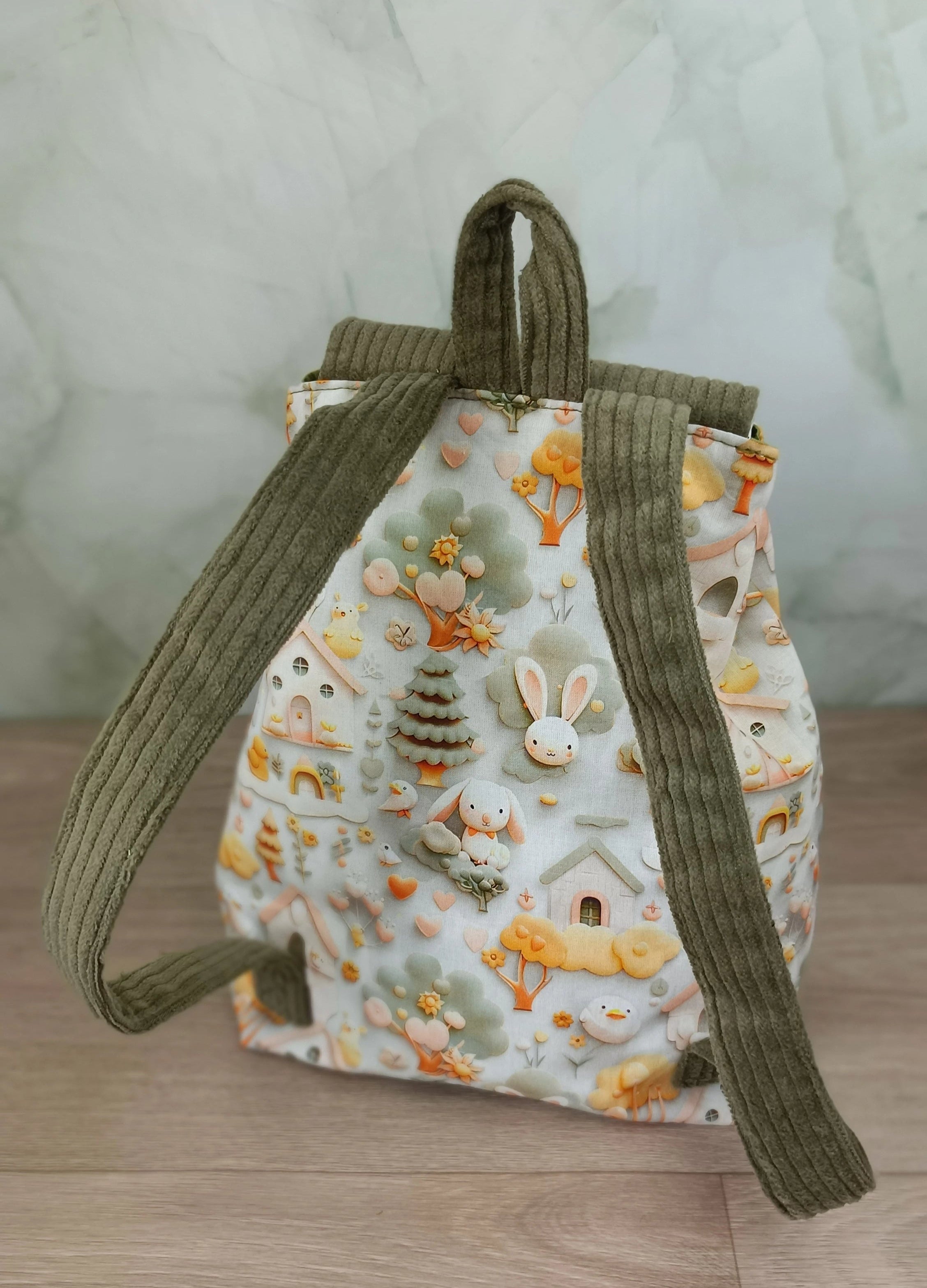 Sac à dos et serviette de cantine Arci garden
