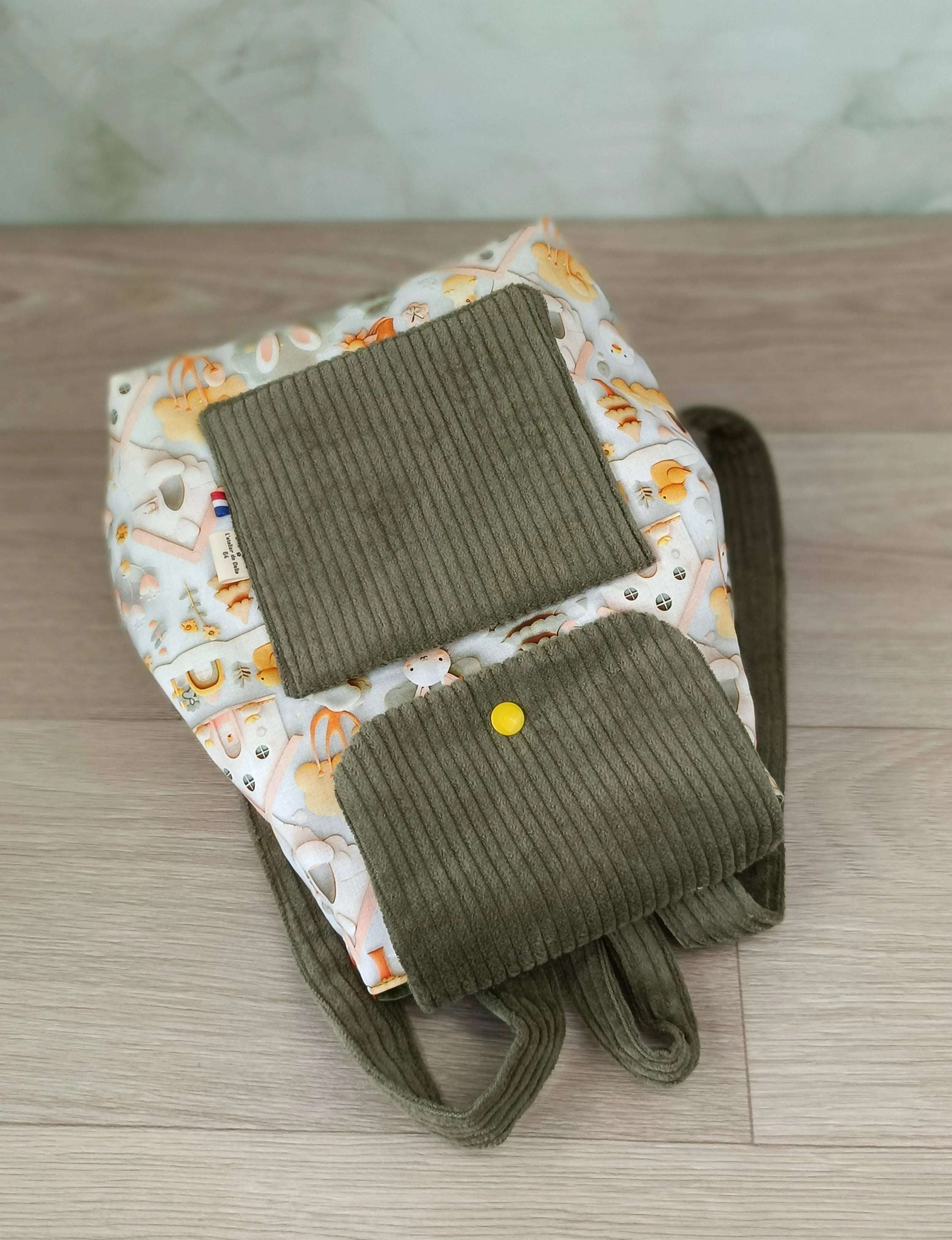 Sac à dos et serviette de cantine Arci garden