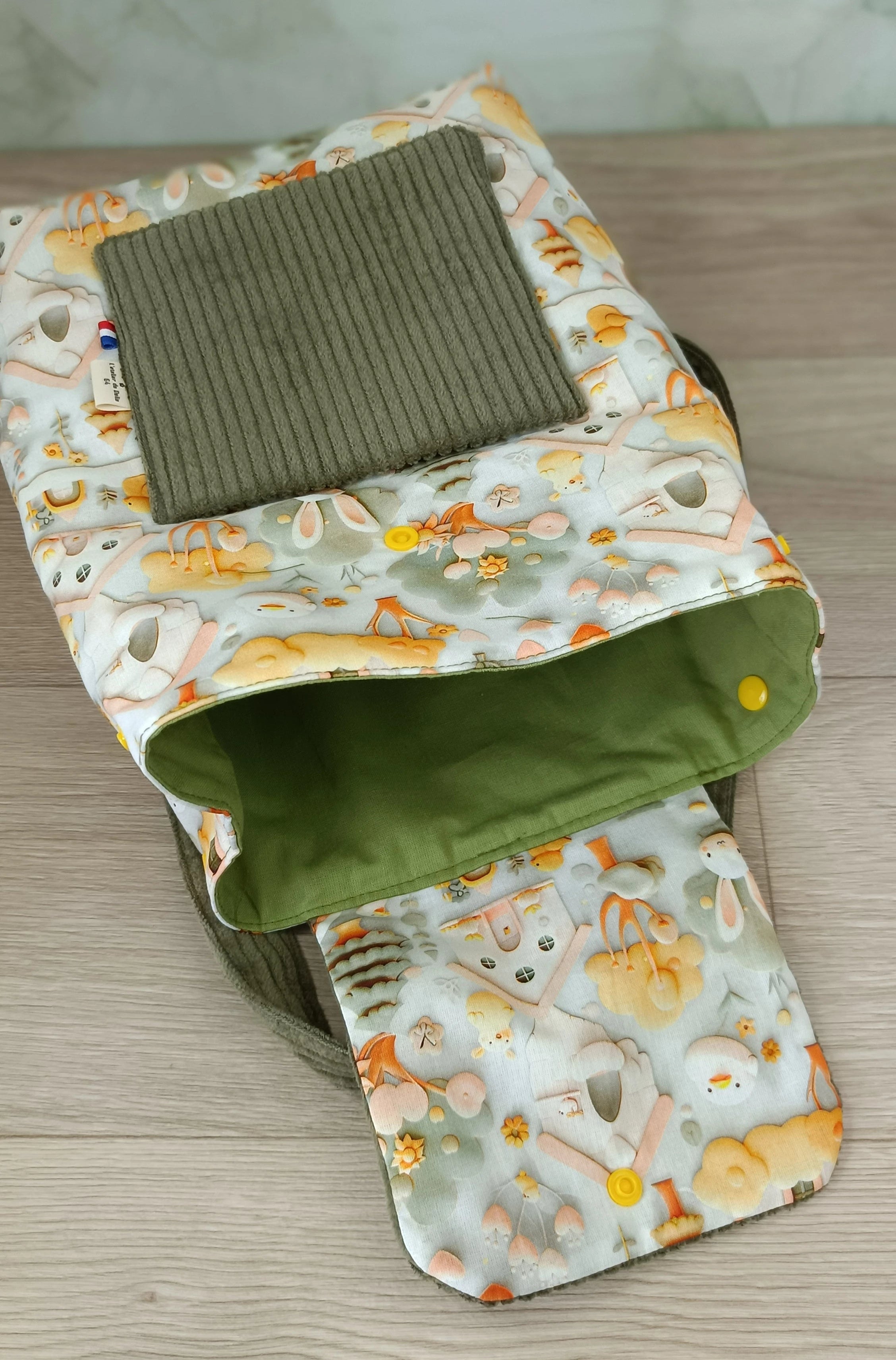 Sac à dos et serviette de cantine Arci garden