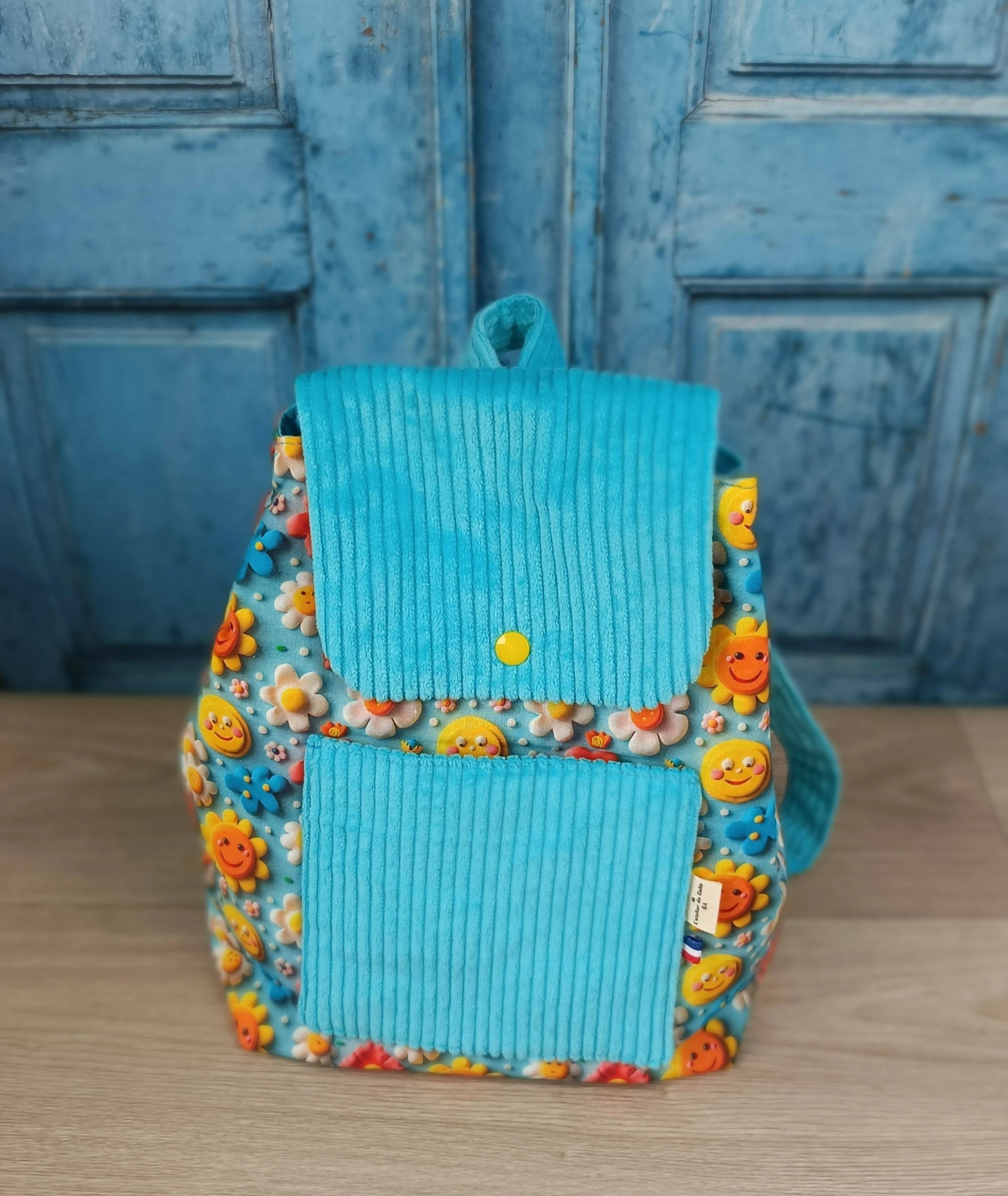 Sac à dos et serviette de cantine Daisy digitale