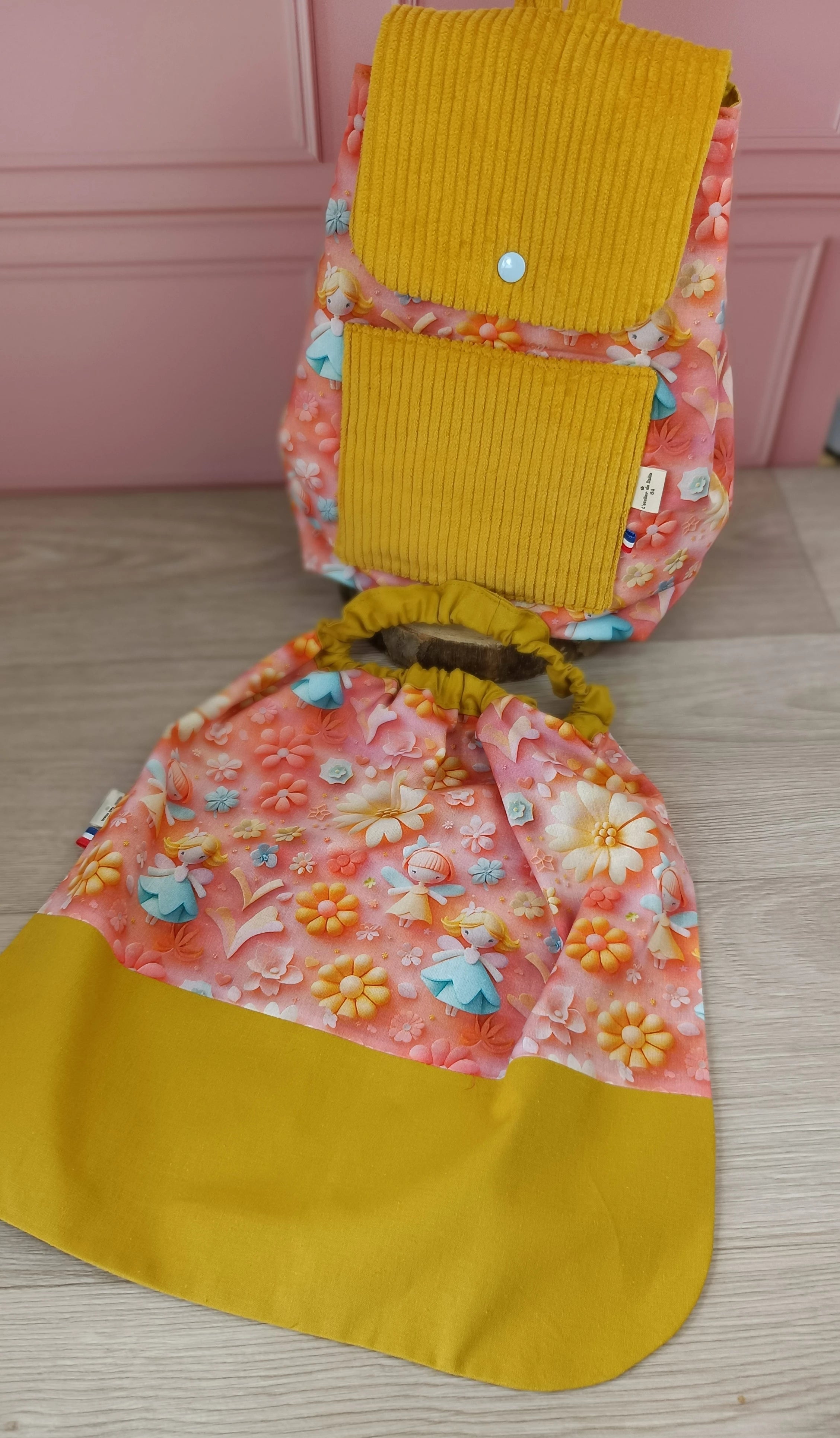 Sac à dos et serviette de cantine Fairy