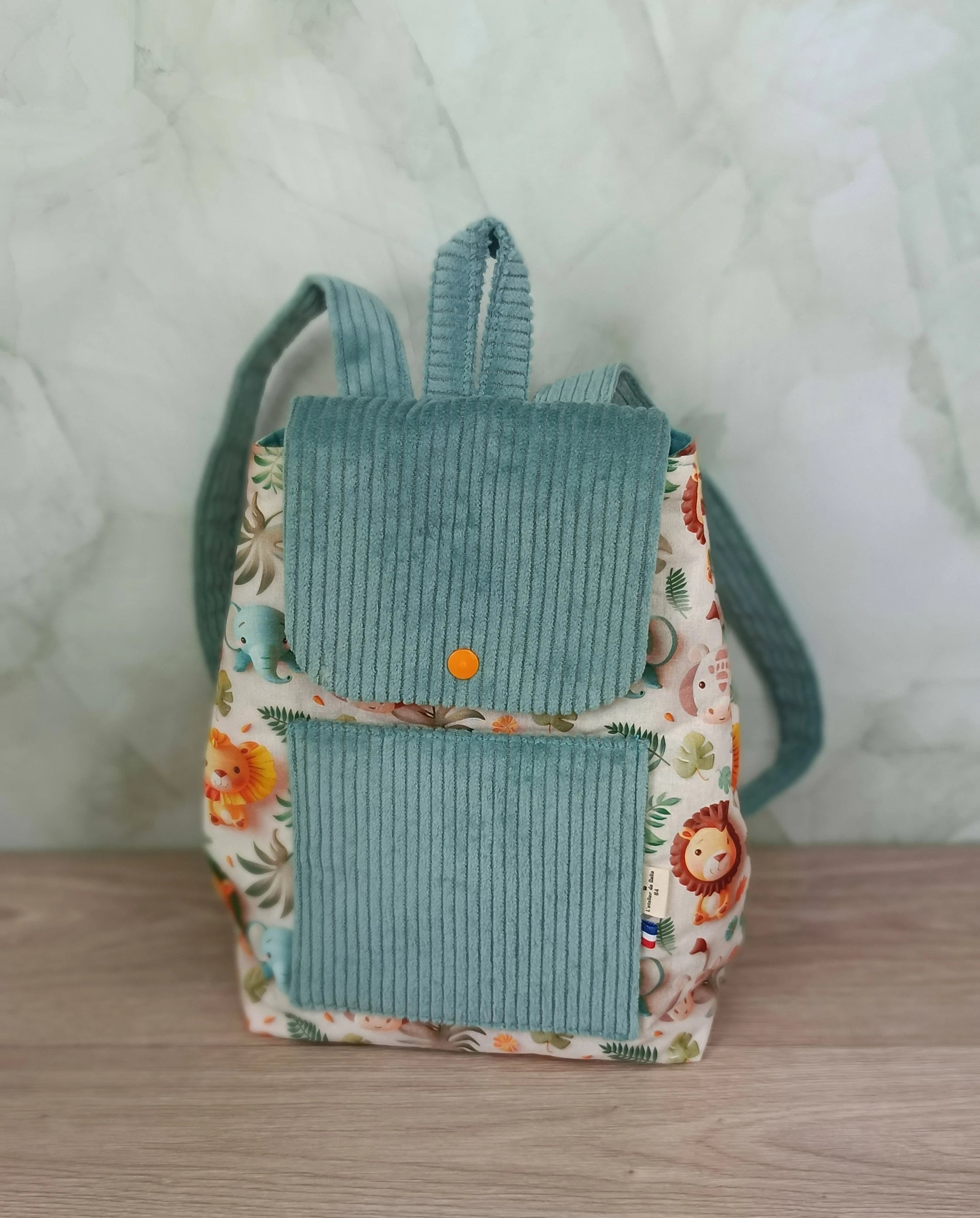 Sac à dos et serviette de cantine Safari