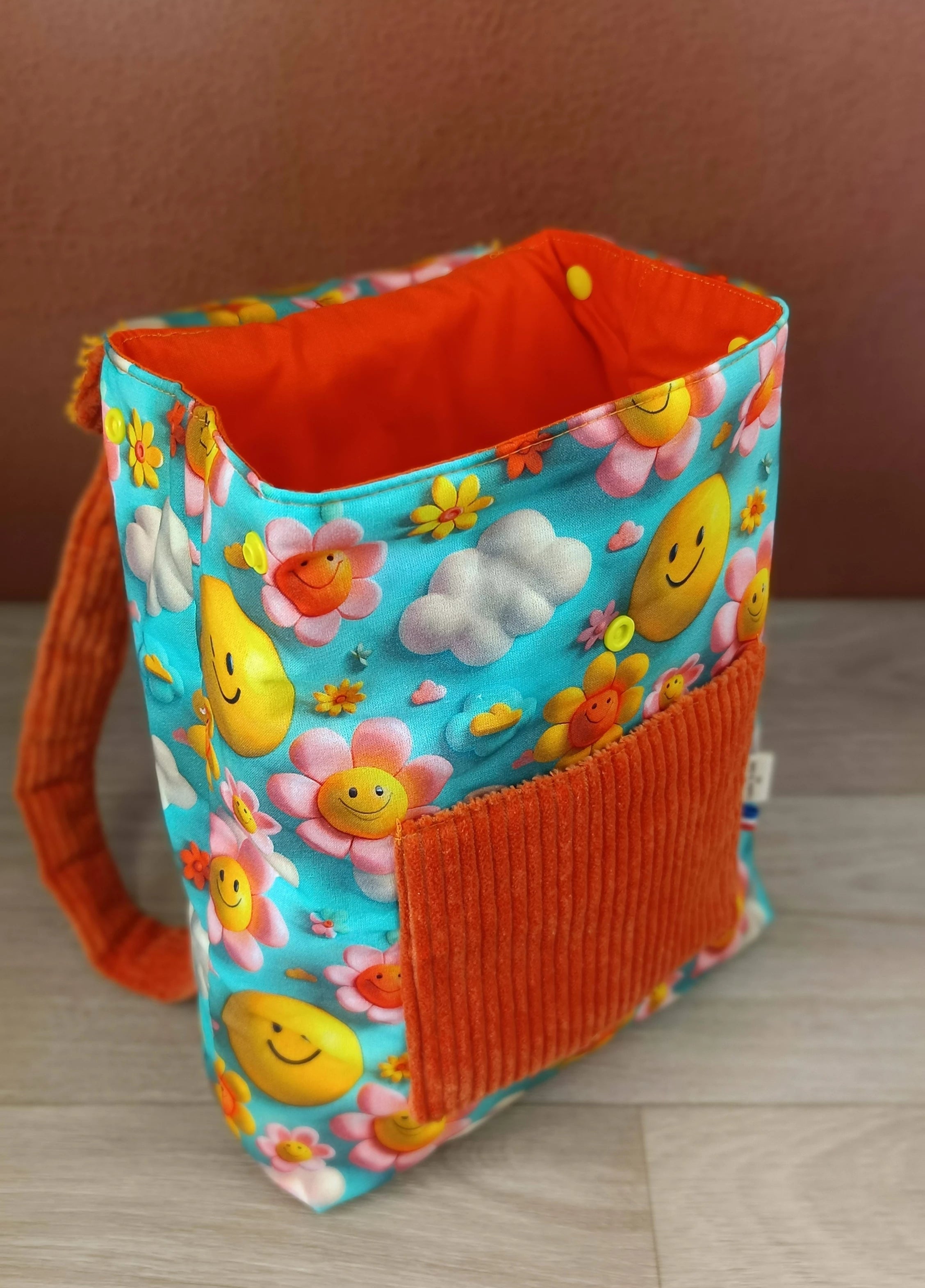 Sac à dos et serviette de cantine Soleil