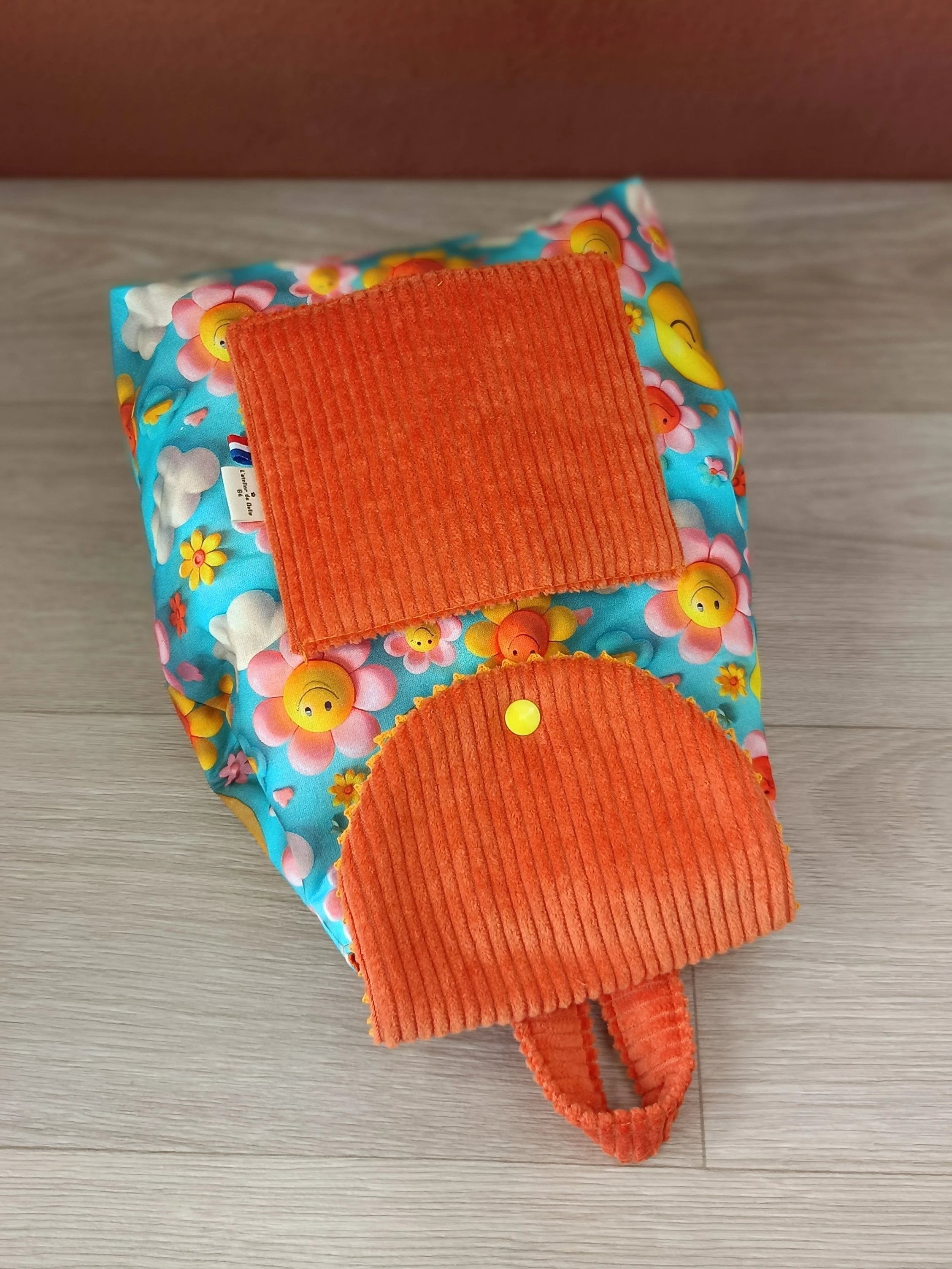 Sac à dos et serviette de cantine Soleil