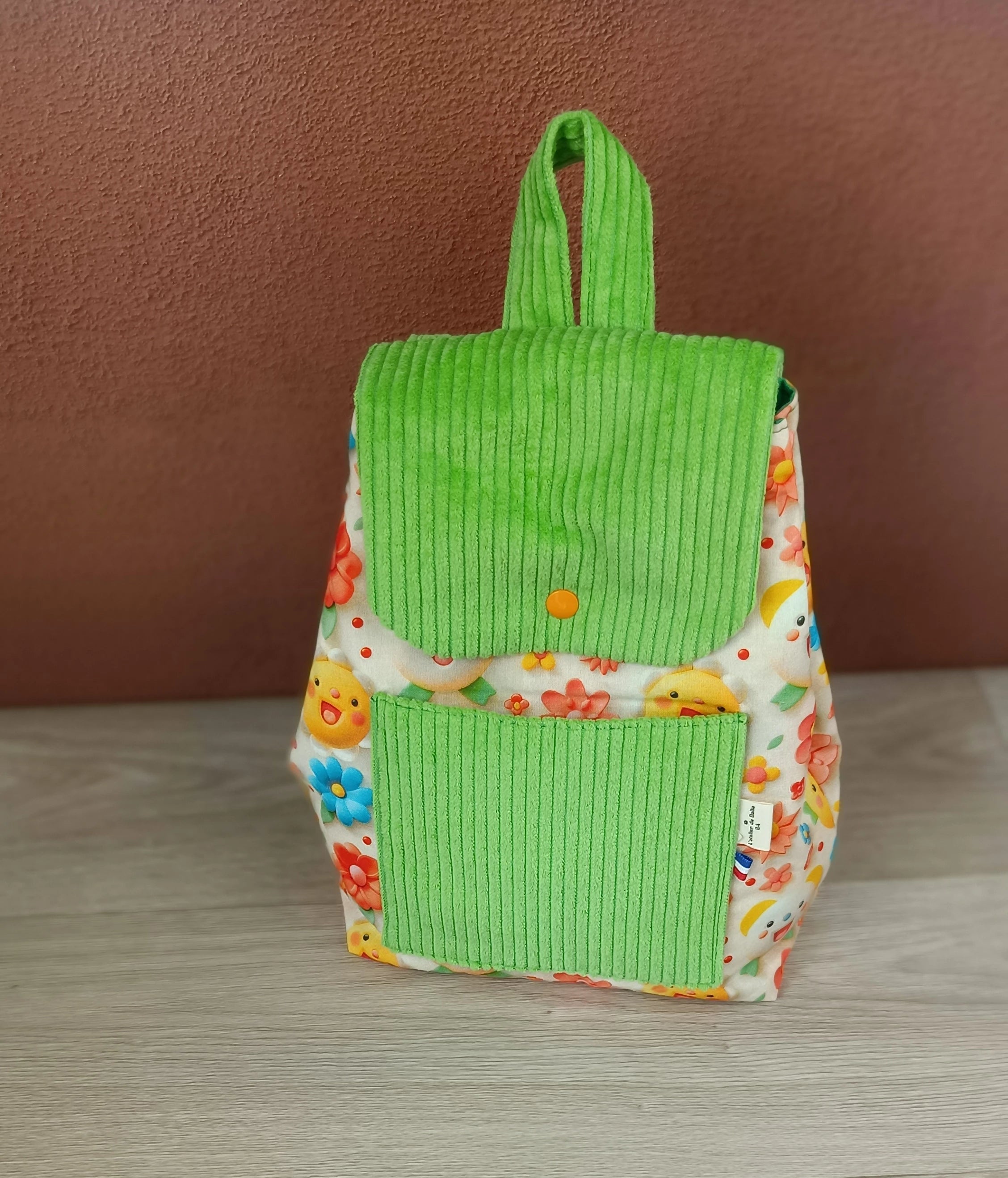 Sac à dos et serviette de cantine caritas