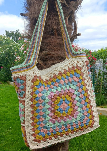 Sac cabas crochet - Lunique 2