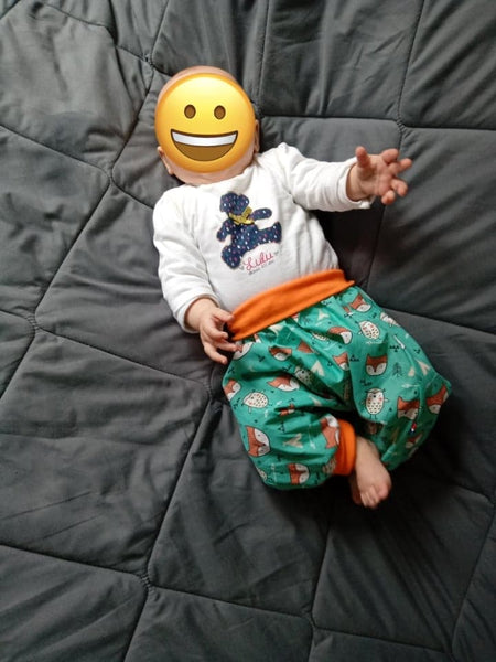 Sarouel pantalon bébé  - Renard - 9 mois