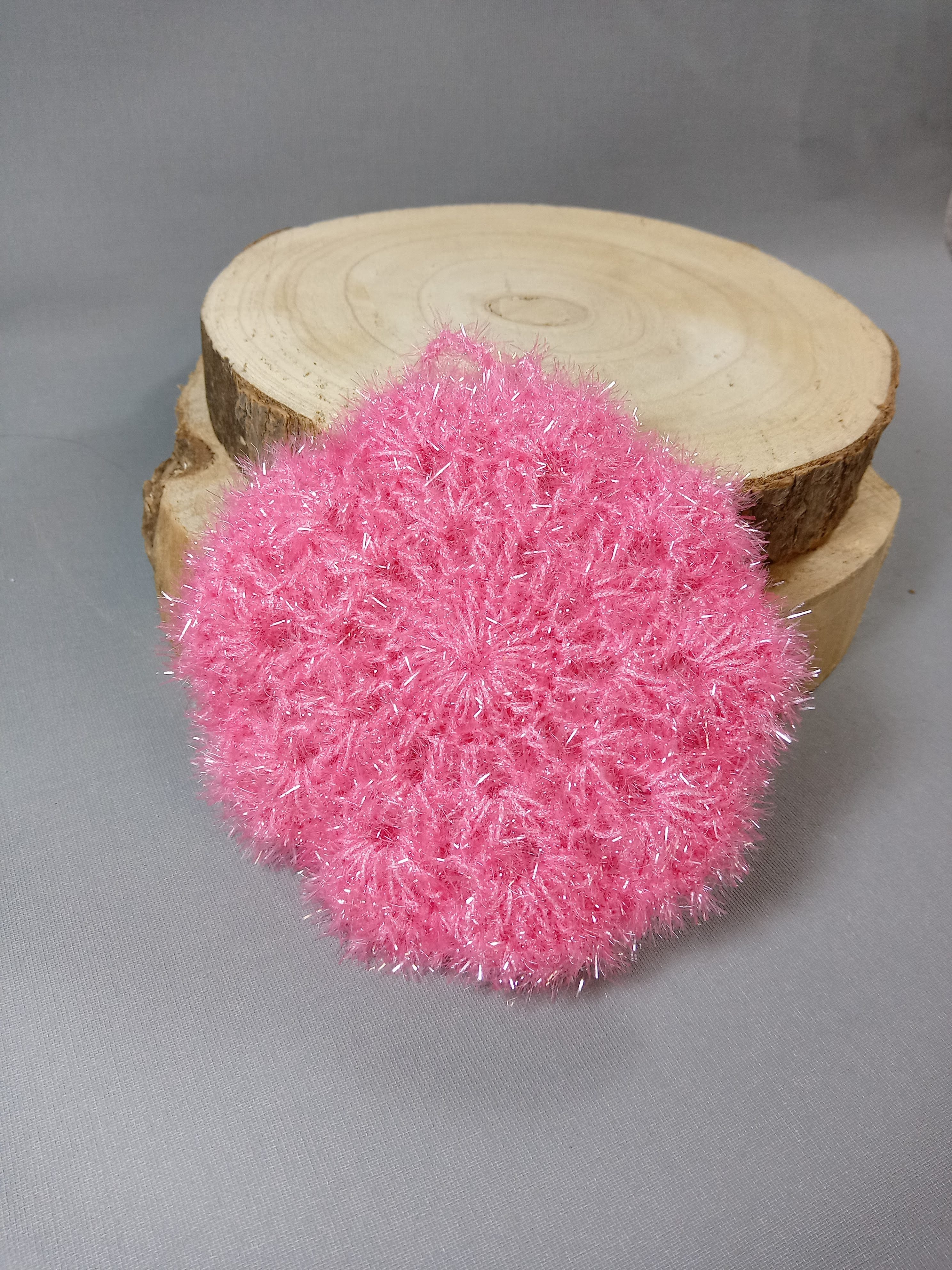 Eponge lavable tawashi - crocheté à la main avec fil spécial lavage 60°