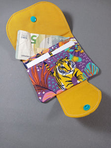 Porte carte - porte monnaie - imprimé tigre 2