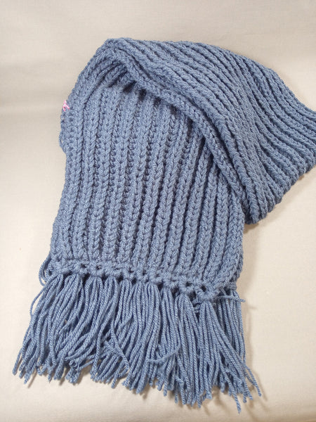 Écharpes longues tricoté à la main - Maille anglaise